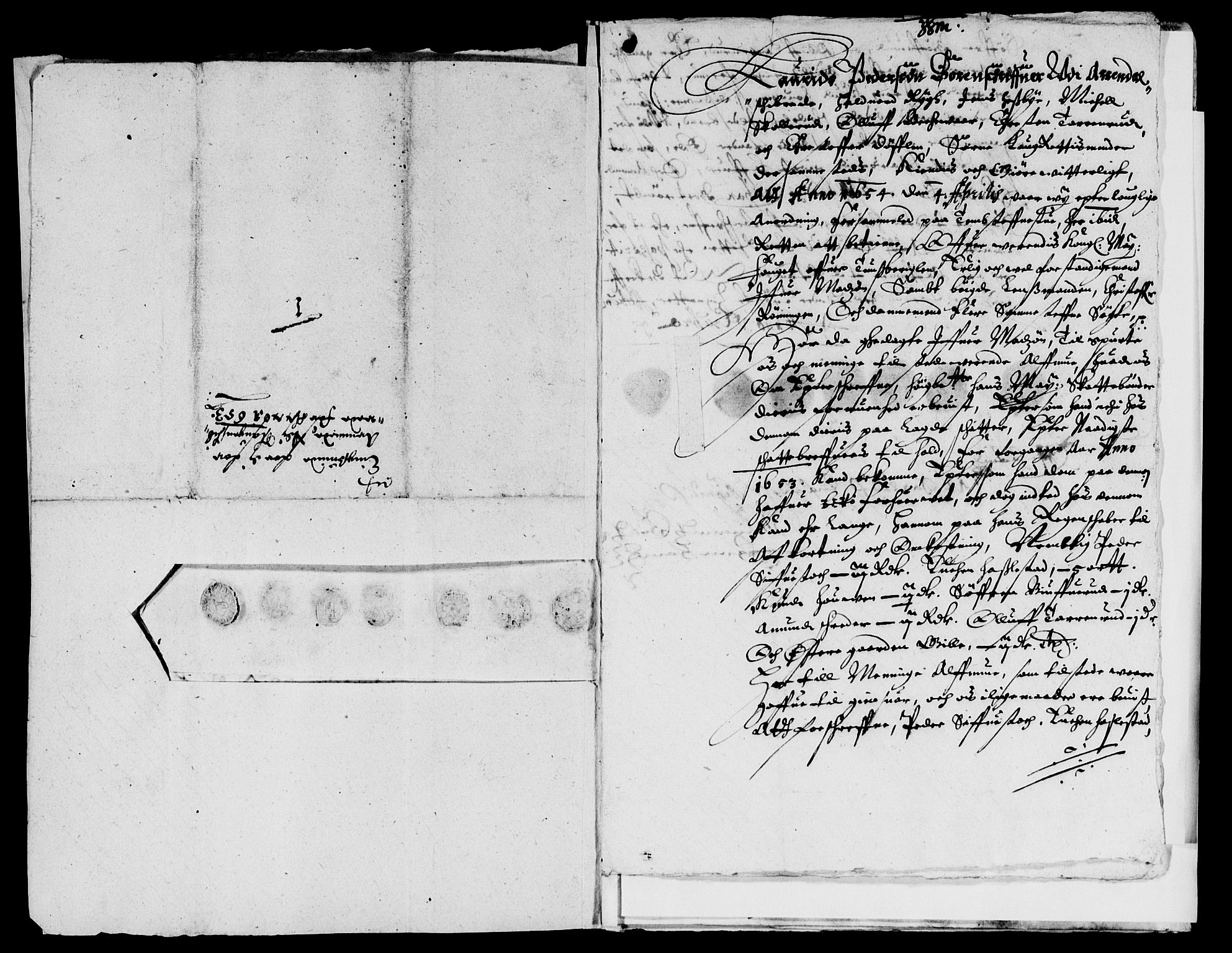 Rentekammeret inntil 1814, Reviderte regnskaper, Lensregnskaper, AV/RA-EA-5023/R/Rb/Rbo/L0031: Tønsberg len, 1651-1654