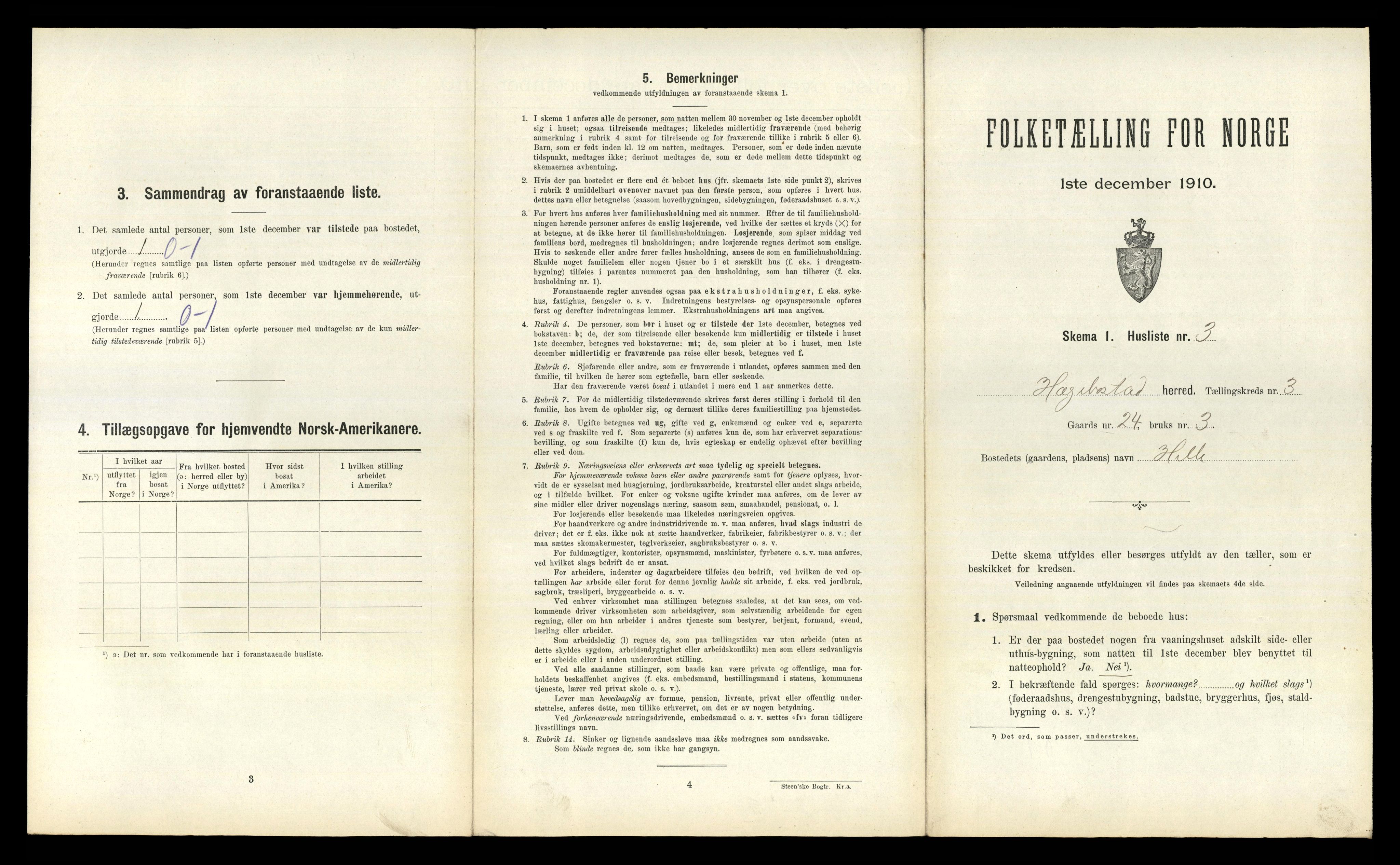 RA, Folketelling 1910 for 1034 Hægebostad herred, 1910, s. 225