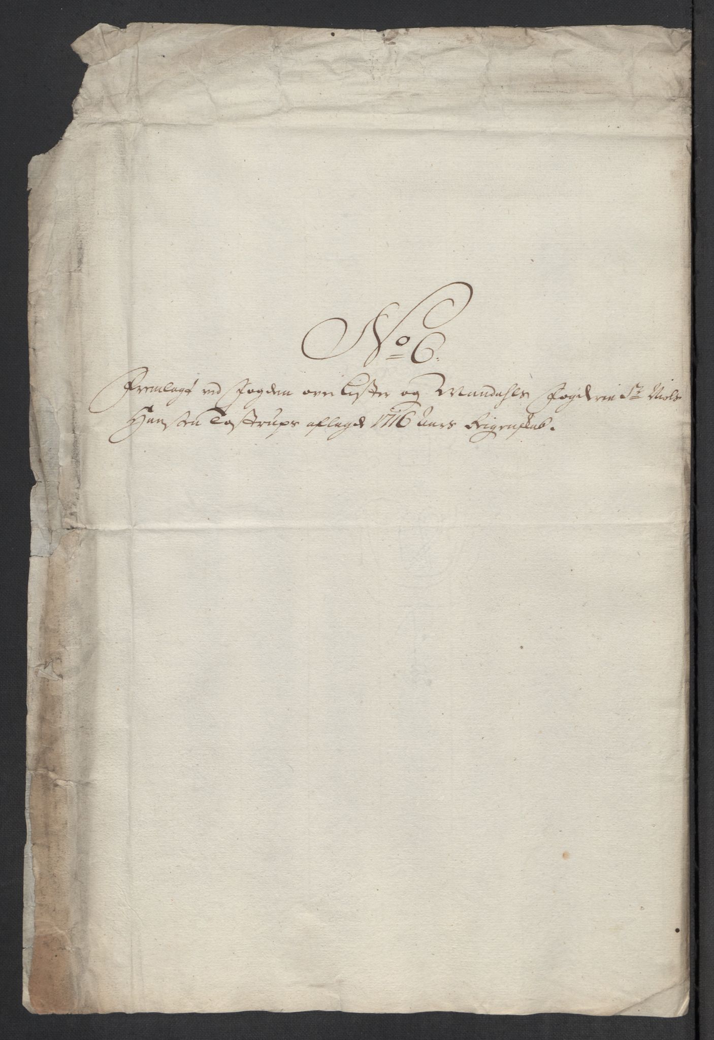 Rentekammeret inntil 1814, Reviderte regnskaper, Fogderegnskap, RA/EA-4092/R43/L2560: Fogderegnskap Lista og Mandal, 1716, s. 71