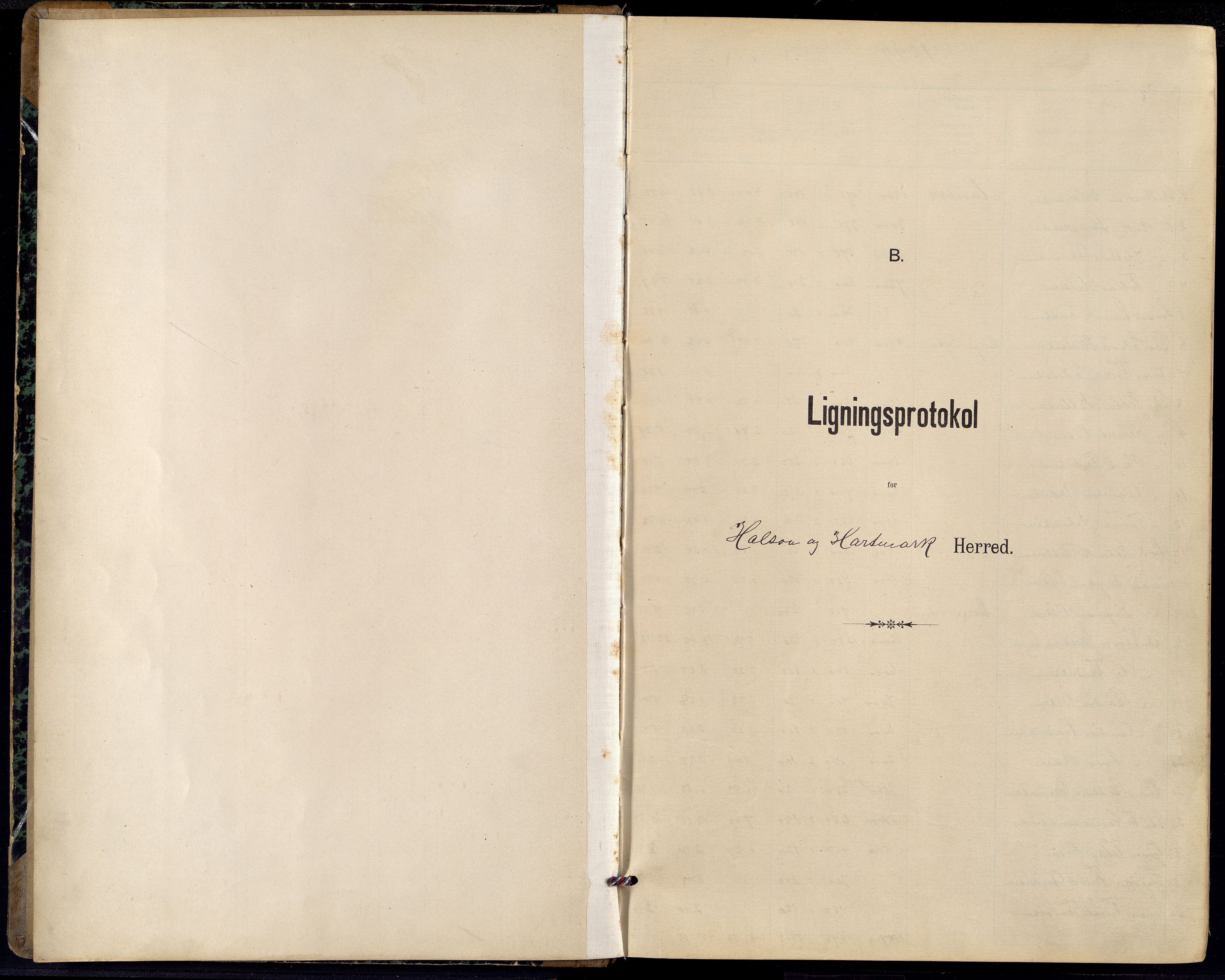 Halse og Harkmark kommune - Ligningsnemda, ARKSOR/1002HH310/F/Fa/L0007: Ligningsprotokoll, 1899-1905