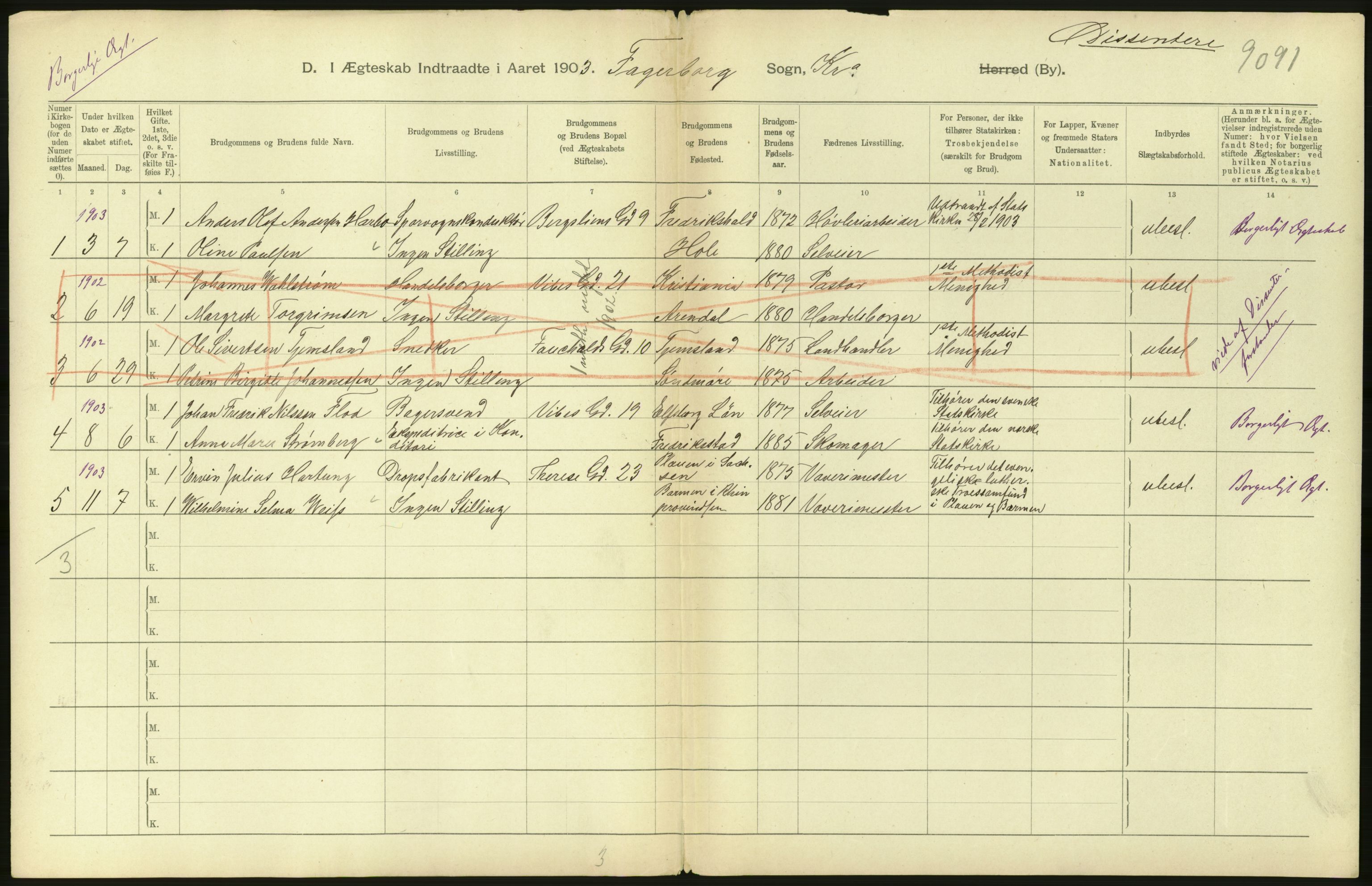 Statistisk sentralbyrå, Sosiodemografiske emner, Befolkning, AV/RA-S-2228/D/Df/Dfa/Dfaa/L0004: Kristiania: Gifte, døde, 1903, s. 710