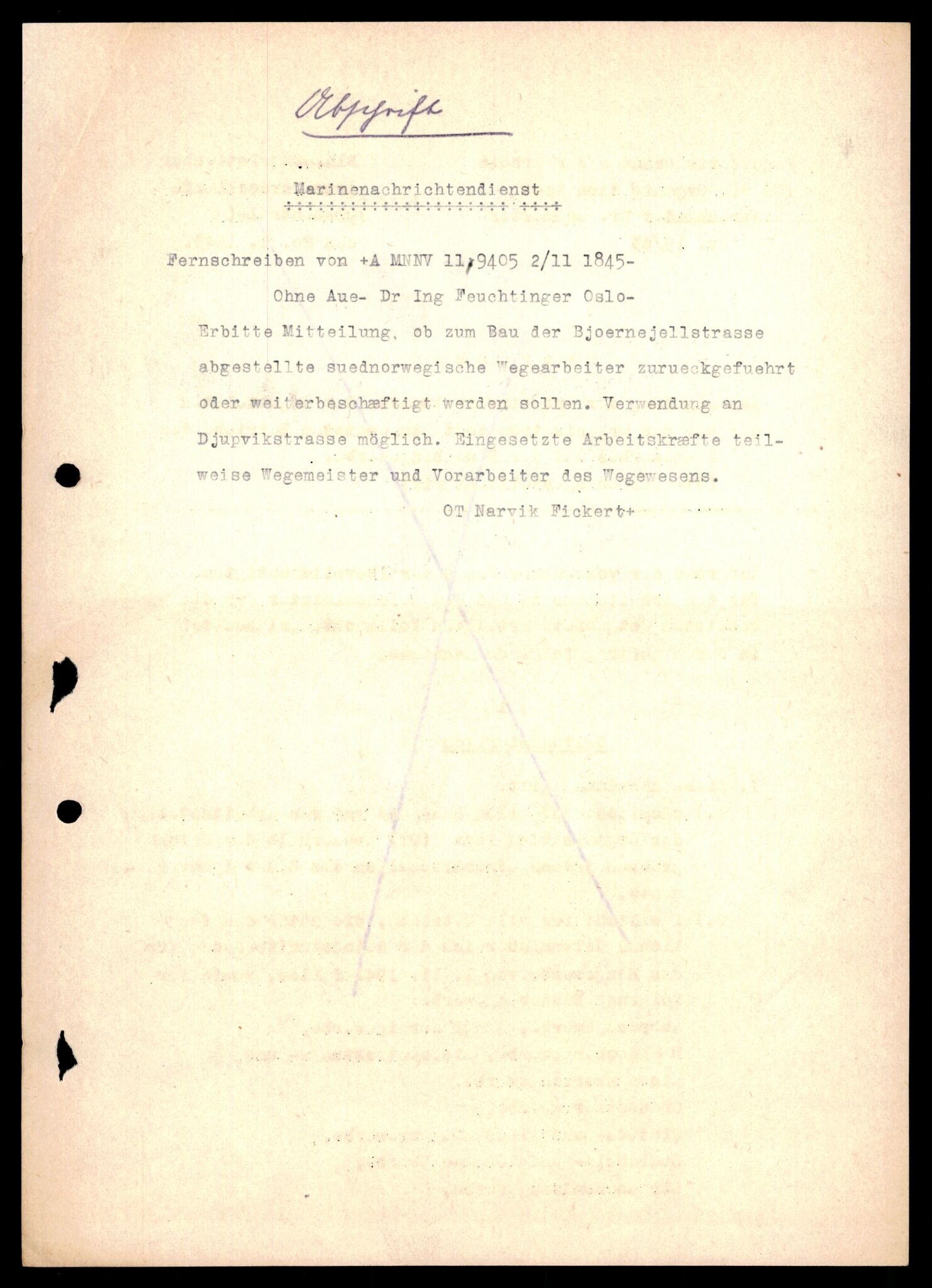 Forsvarets Overkommando. 2 kontor. Arkiv 11.4. Spredte tyske arkivsaker, AV/RA-RAFA-7031/D/Dar/Darb/L0001: Reichskommissariat - Hauptabteilung Technik und Verkehr, 1940-1944, s. 520