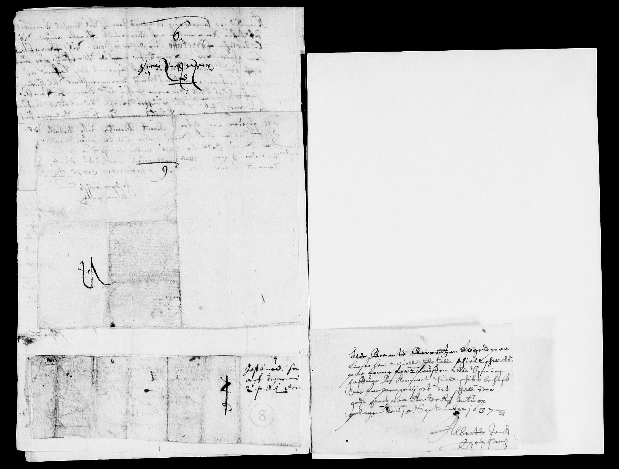 Rentekammeret inntil 1814, Reviderte regnskaper, Lensregnskaper, AV/RA-EA-5023/R/Rb/Rbr/L0011: Lista len, 1636-1639