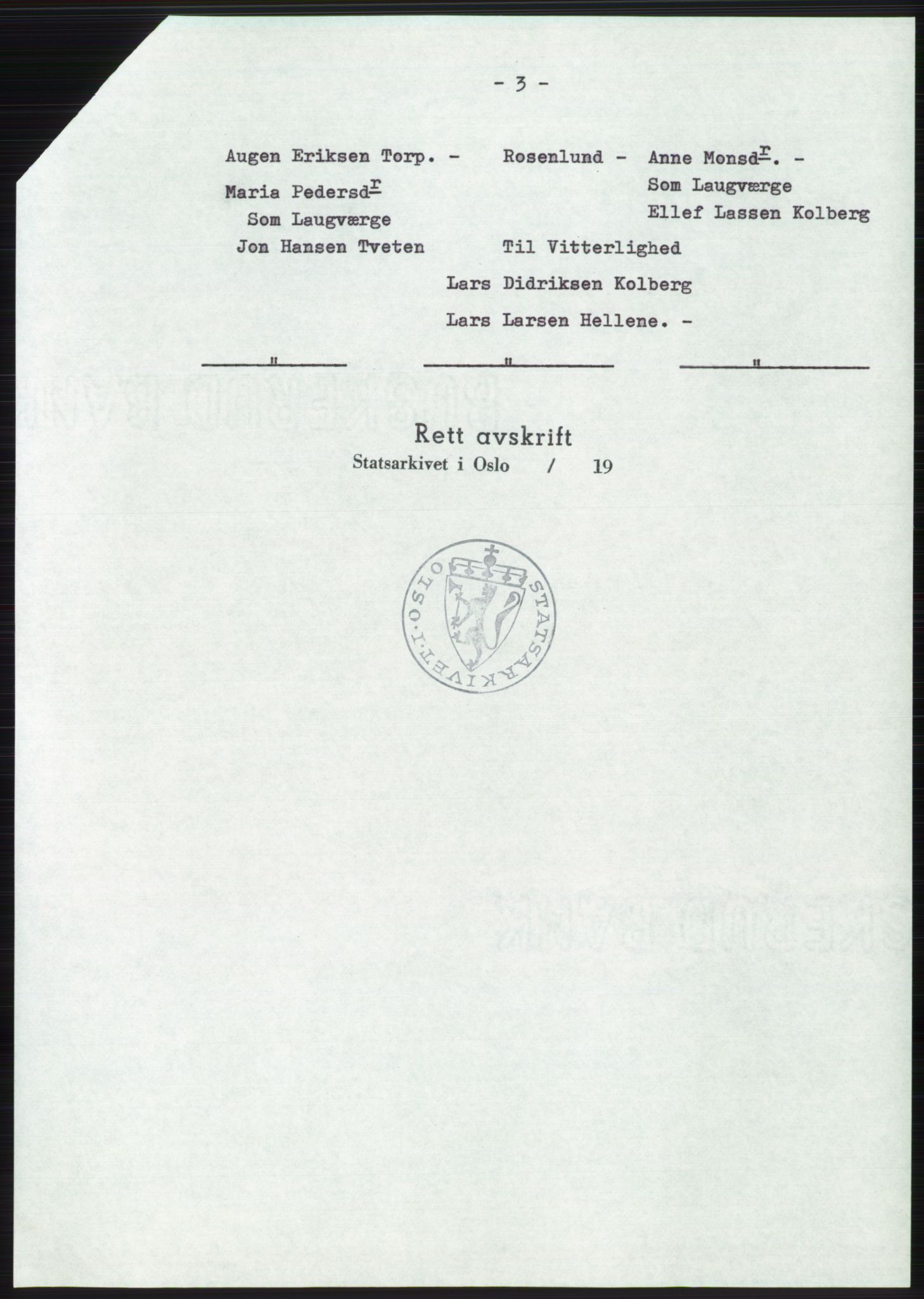 Statsarkivet i Oslo, SAO/A-10621/Z/Zd/L0034: Avskrifter, j.nr 66-2499/1975, 1975, s. 160