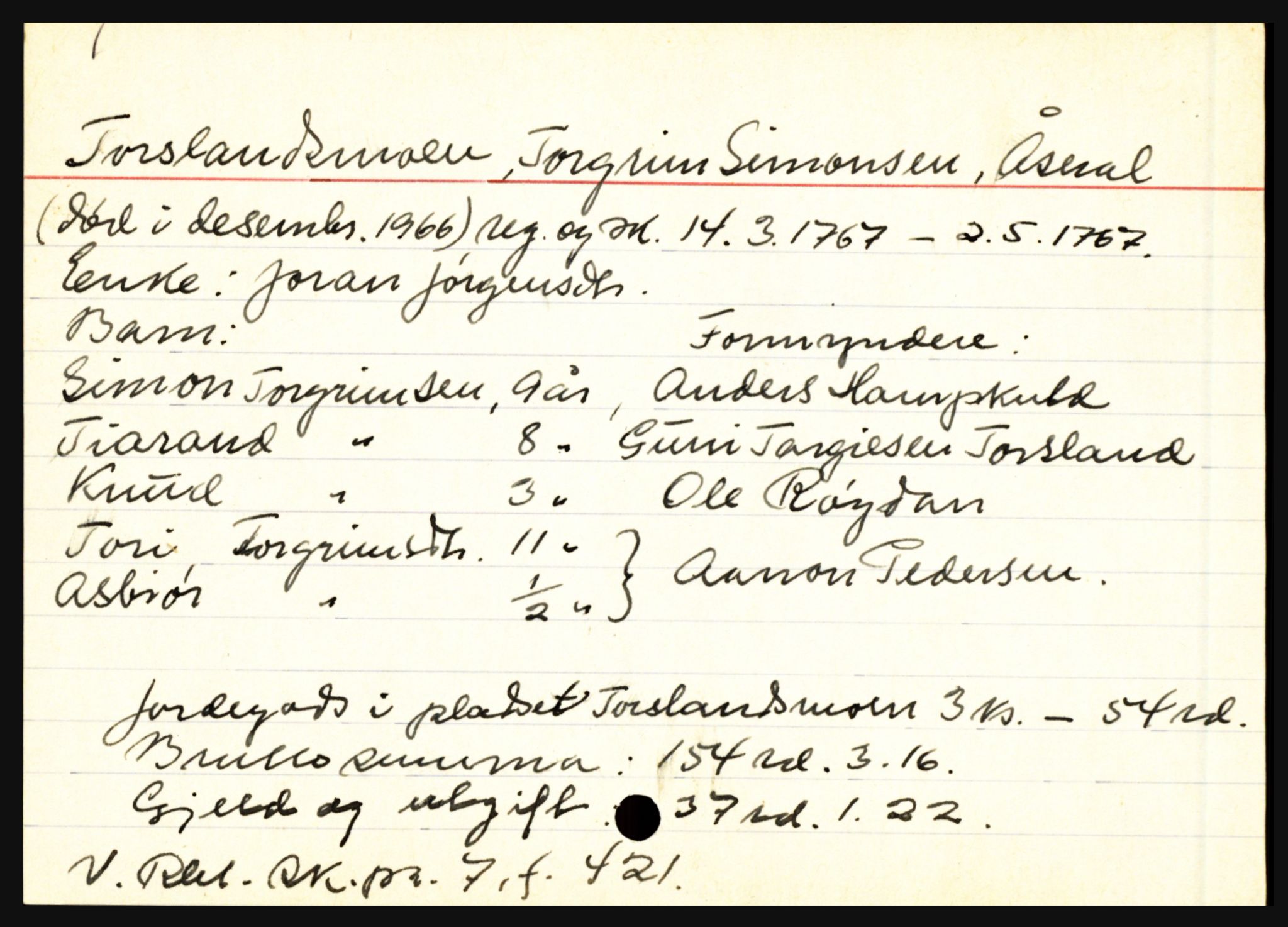 Setesdal sorenskriveri, SAK/1221-0011/H, s. 11771