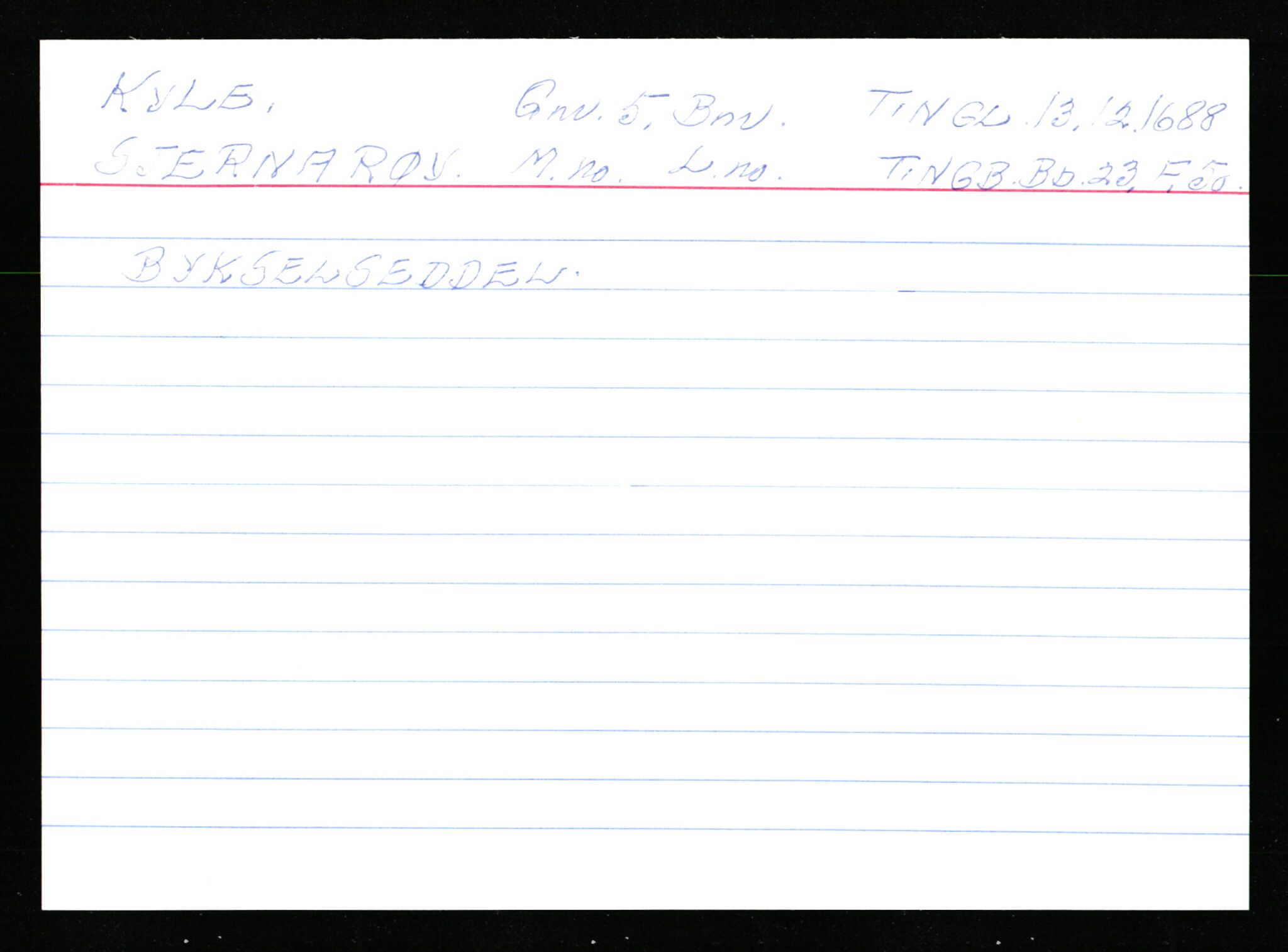 Statsarkivet i Stavanger, AV/SAST-A-101971/03/Y/Ym/L0033: Åstedskort sortert etter gårdsnavn: Kvelland - Lagestranden, 1600-1950, s. 388