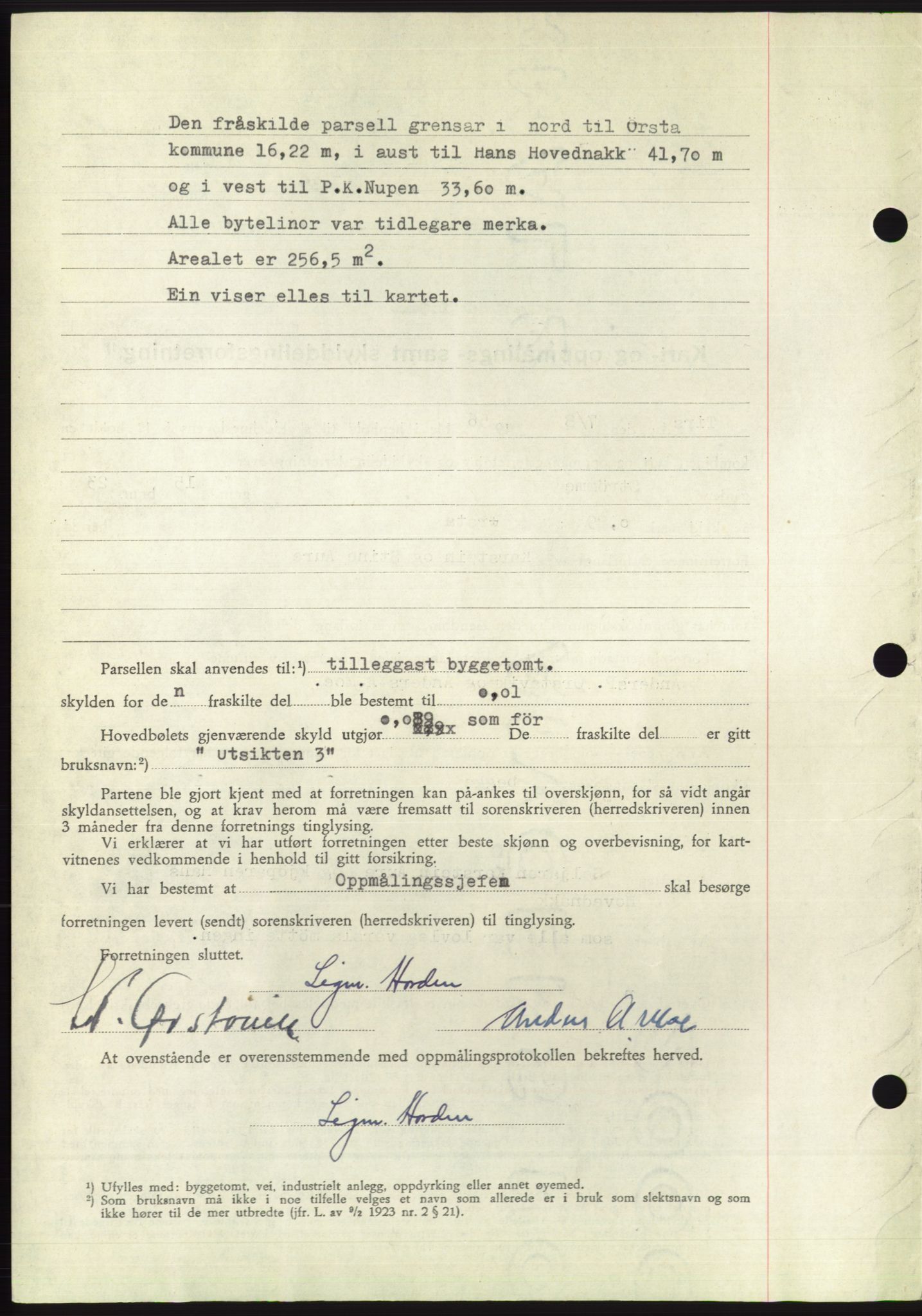 Søre Sunnmøre sorenskriveri, AV/SAT-A-4122/1/2/2C/L0104: Pantebok nr. 30A, 1956-1956, Dagboknr: 1781/1956