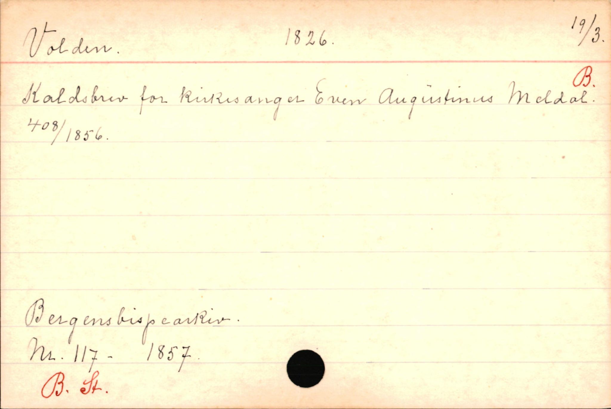 Haugen, Johannes - lærer, AV/SAB-SAB/PA-0036/01/L0001: Om klokkere og lærere, 1521-1904, s. 10727