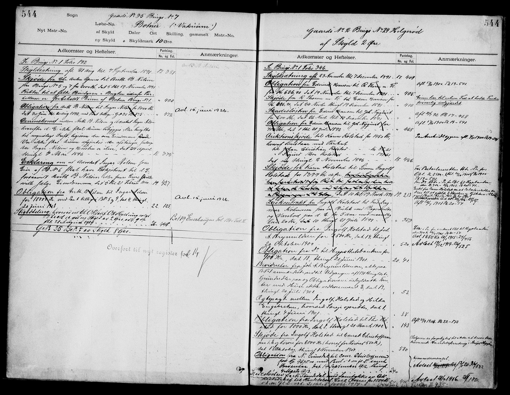Moss sorenskriveri, SAO/A-10168: Panteregister nr. IV 3b, 1769-1926, s. 544