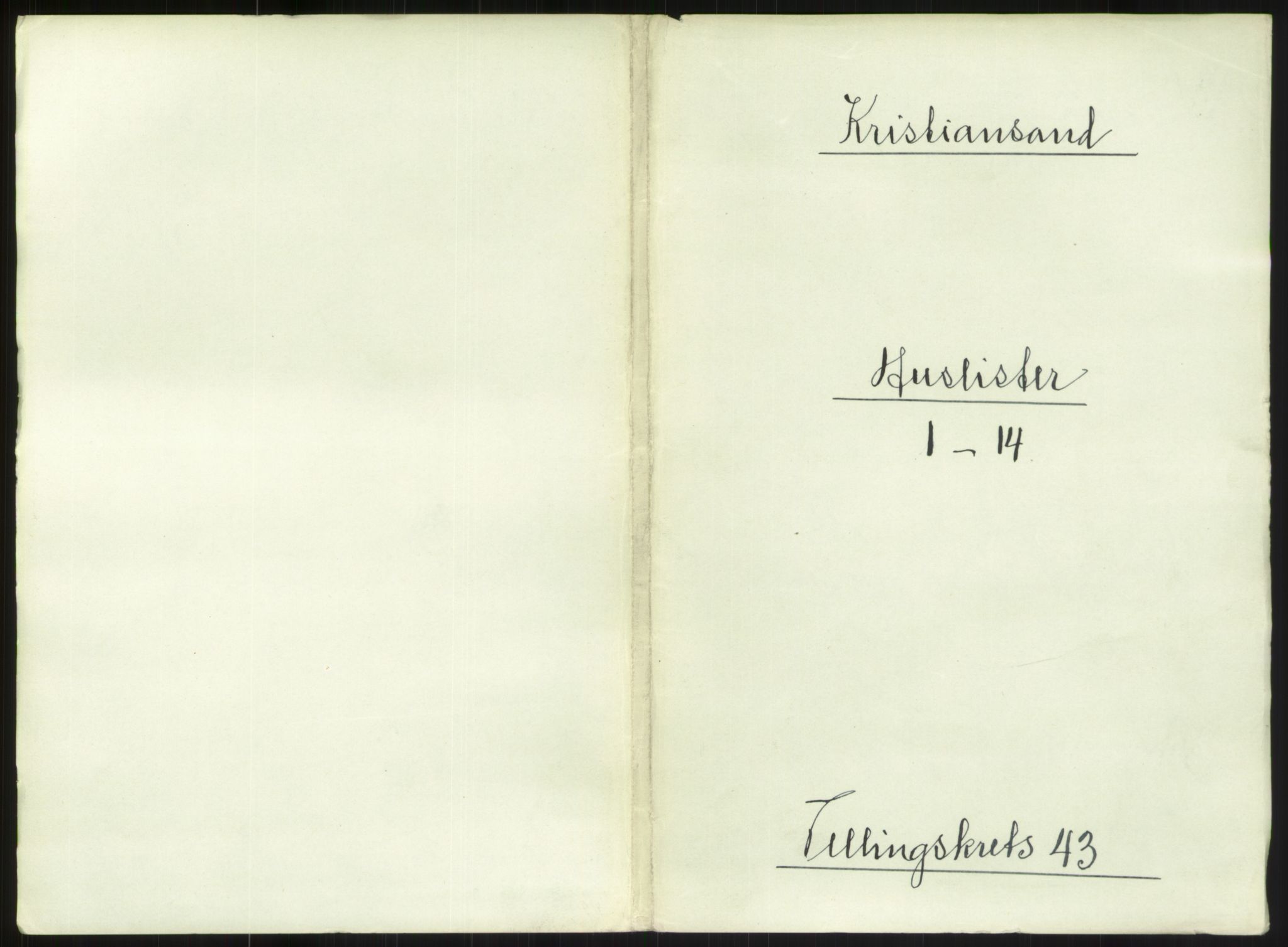 RA, Folketelling 1891 for 1001 Kristiansand kjøpstad, 1891, s. 2306