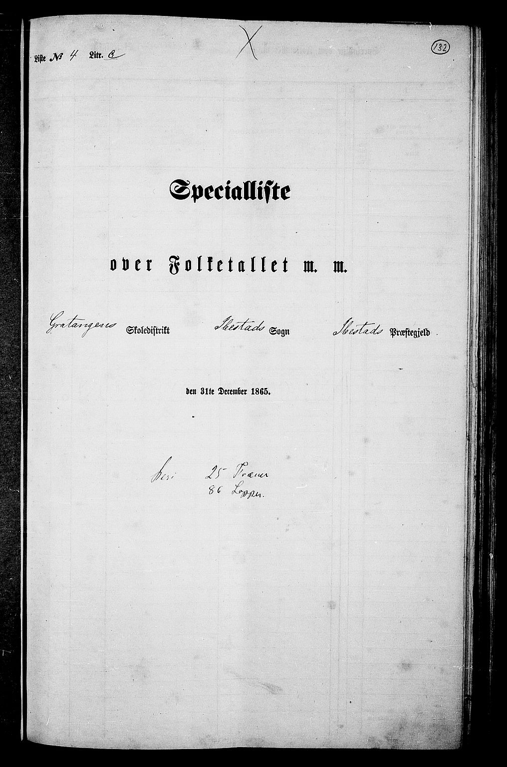 RA, Folketelling 1865 for 1917P Ibestad prestegjeld, 1865, s. 125