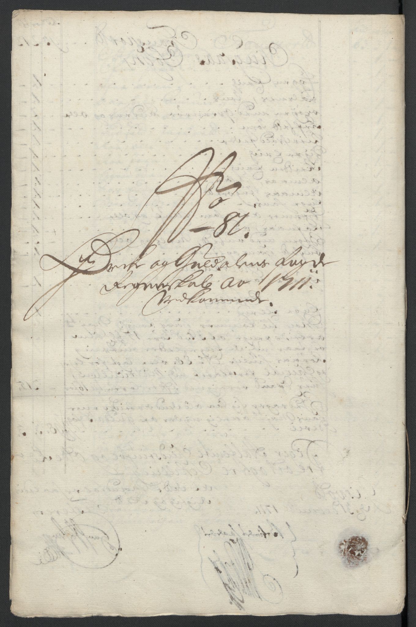 Rentekammeret inntil 1814, Reviderte regnskaper, Fogderegnskap, RA/EA-4092/R60/L3961: Fogderegnskap Orkdal og Gauldal, 1711, s. 387