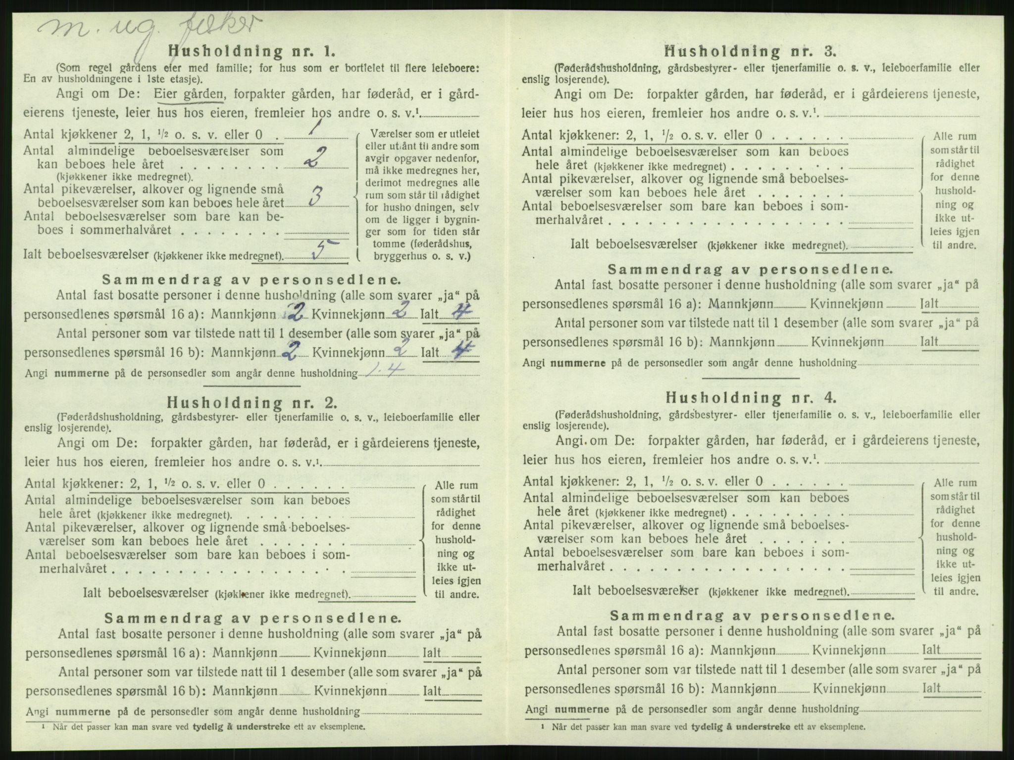 SAT, Folketelling 1920 for 1815 Vega herred, 1920, s. 938