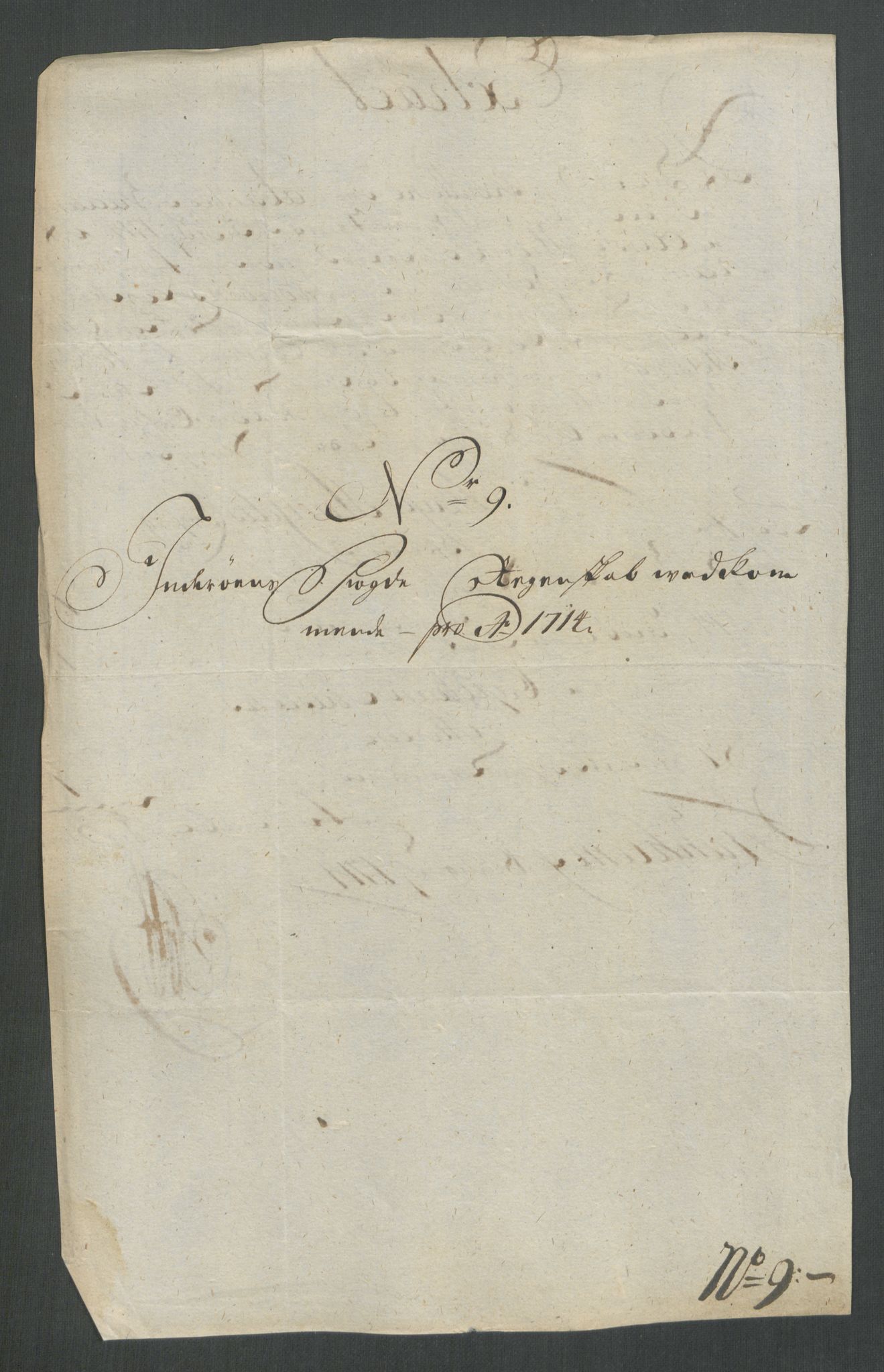 Rentekammeret inntil 1814, Reviderte regnskaper, Fogderegnskap, RA/EA-4092/R63/L4322: Fogderegnskap Inderøy, 1714, s. 200