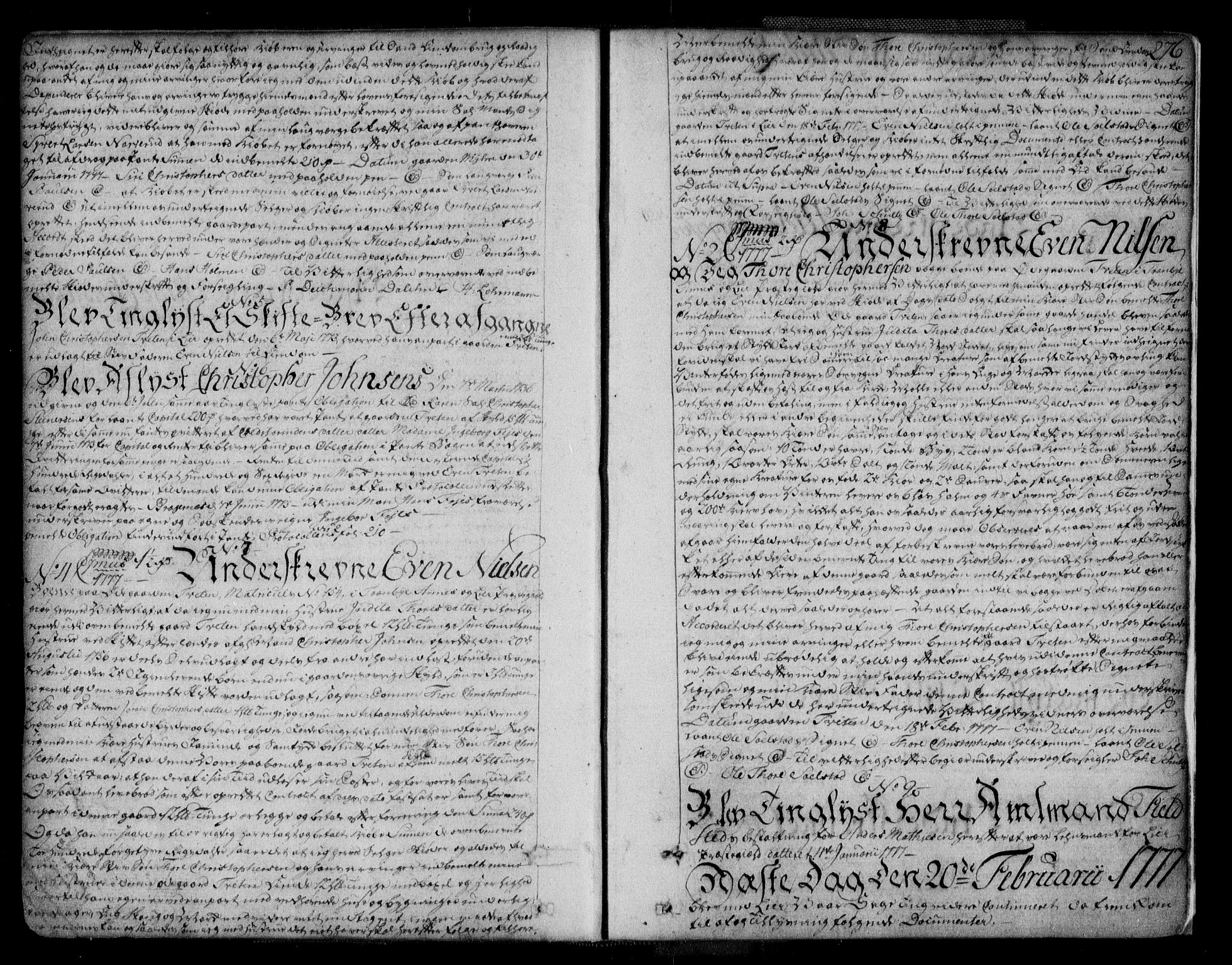 Lier, Røyken og Hurum sorenskriveri, AV/SAKO-A-89/G/Ga/Gaa/L0004a: Pantebok nr. IVa, 1771-1779, s. 276
