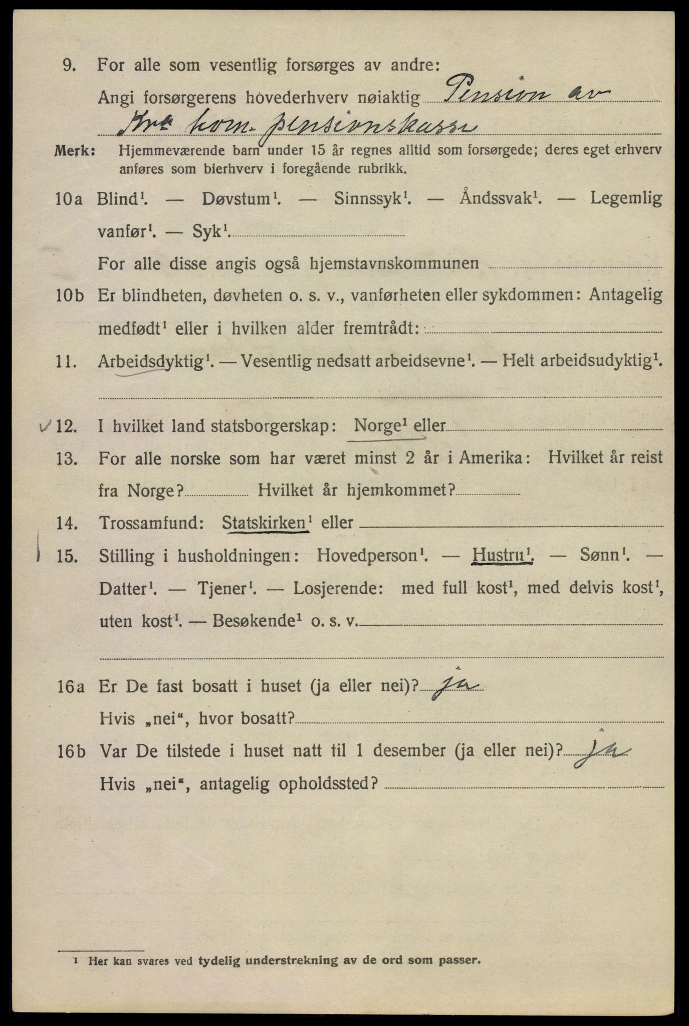 SAO, Folketelling 1920 for 0301 Kristiania kjøpstad, 1920, s. 273638