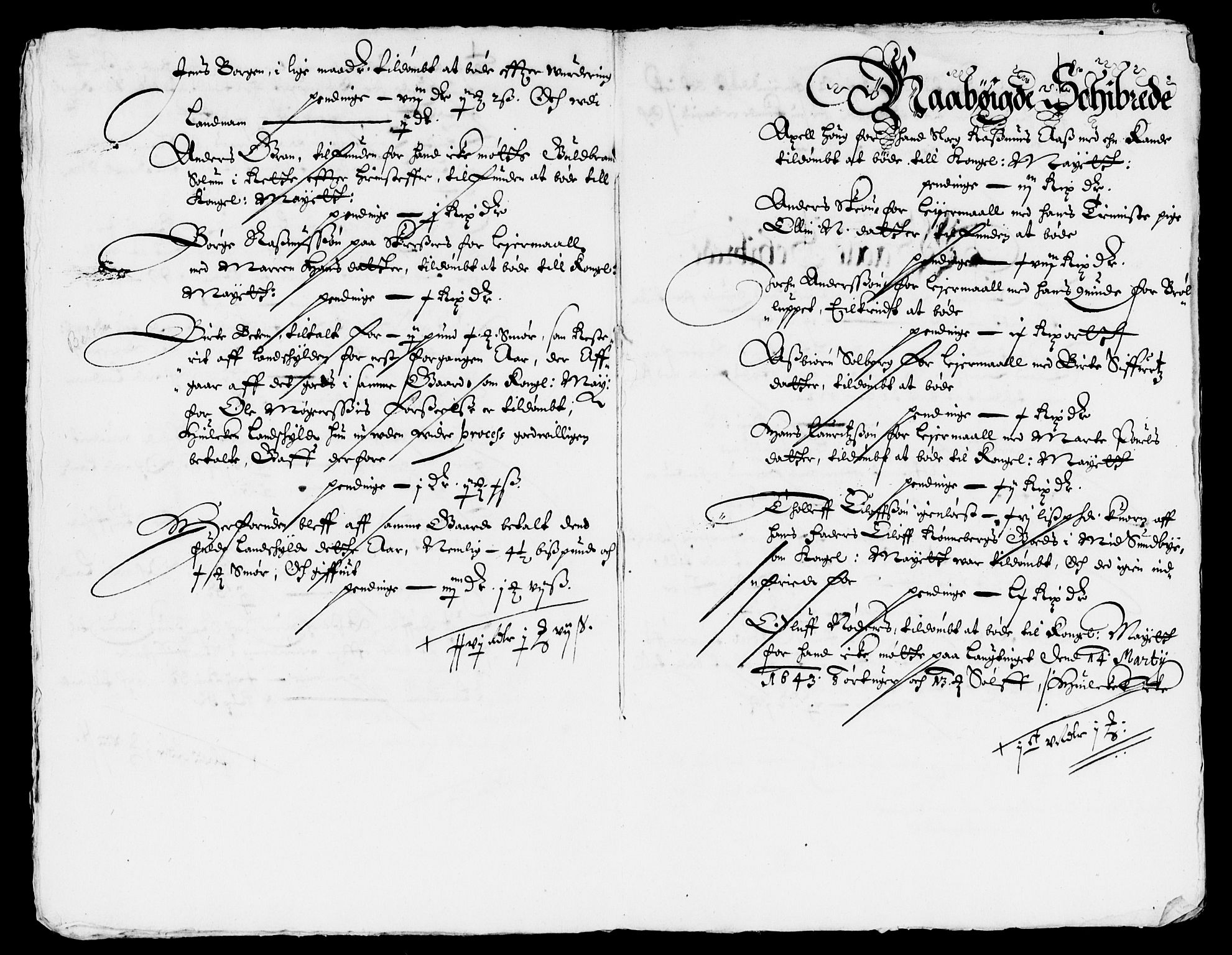 Rentekammeret inntil 1814, Reviderte regnskaper, Lensregnskaper, AV/RA-EA-5023/R/Rb/Rbo/L0024: Tønsberg len, 1642-1644