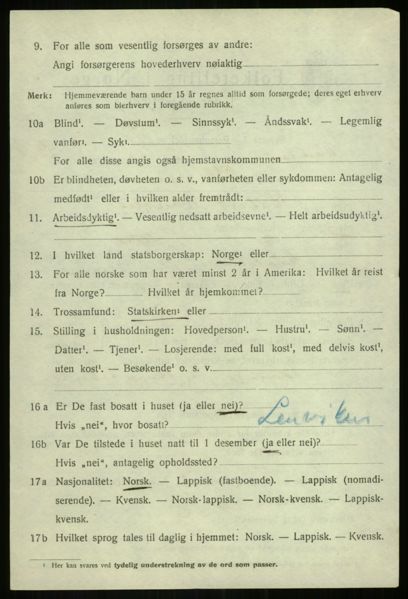 SATØ, Folketelling 1920 for 1924 Målselv herred, 1920, s. 2846
