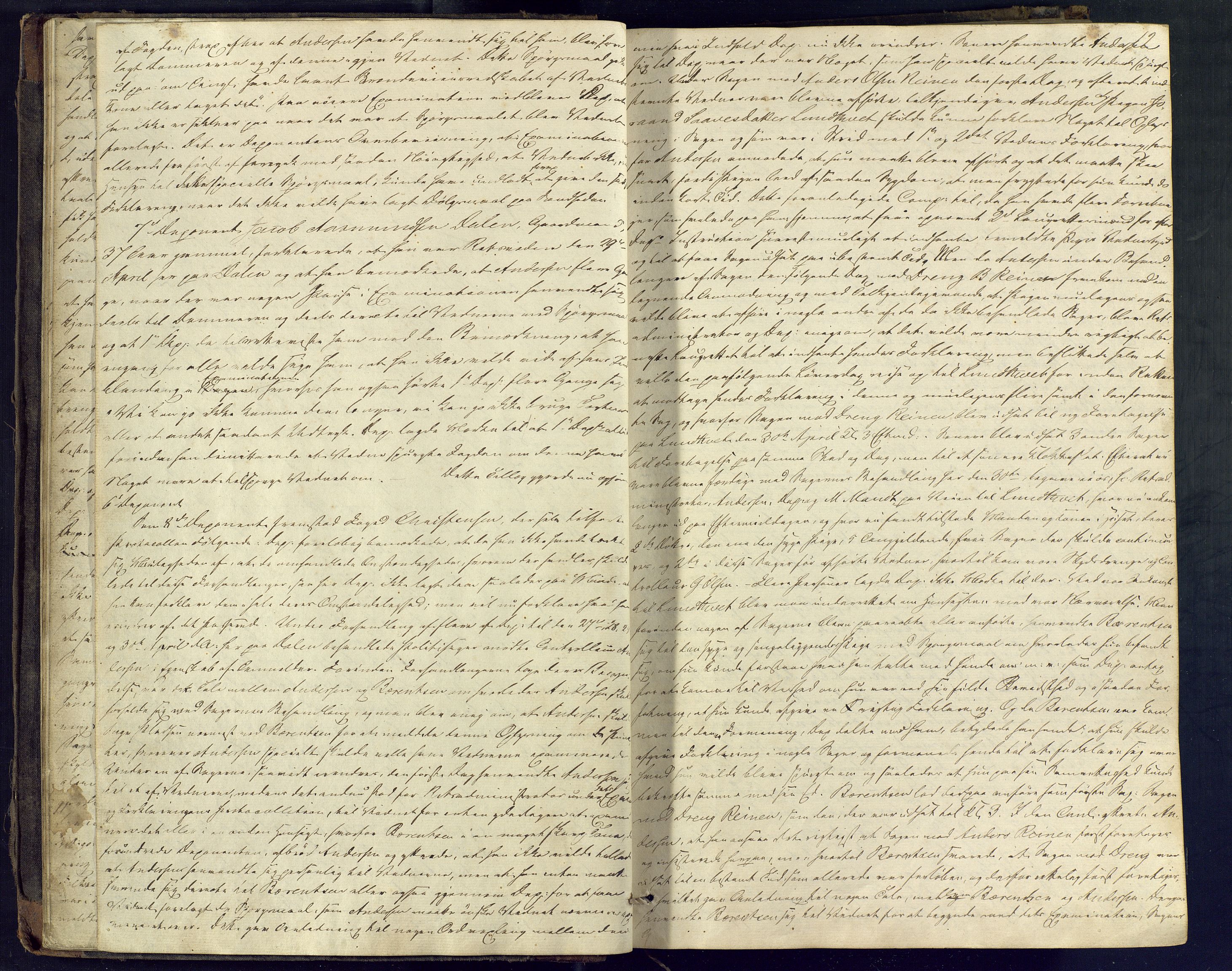 Vest-Telemark sorenskriveri, AV/SAKO-A-134/F/Fd/Fdb/L0006: Ekstrarettsprotokoll, 1853-1855, s. 12