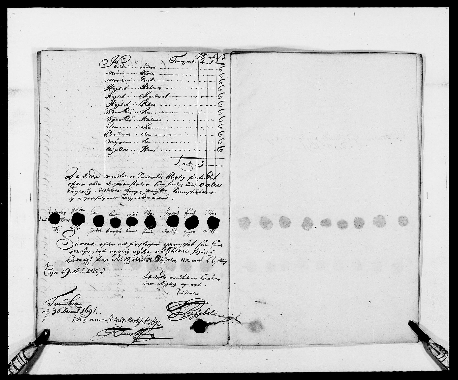 Rentekammeret inntil 1814, Reviderte regnskaper, Fogderegnskap, RA/EA-4092/R59/L3941: Fogderegnskap Gauldal, 1691, s. 82