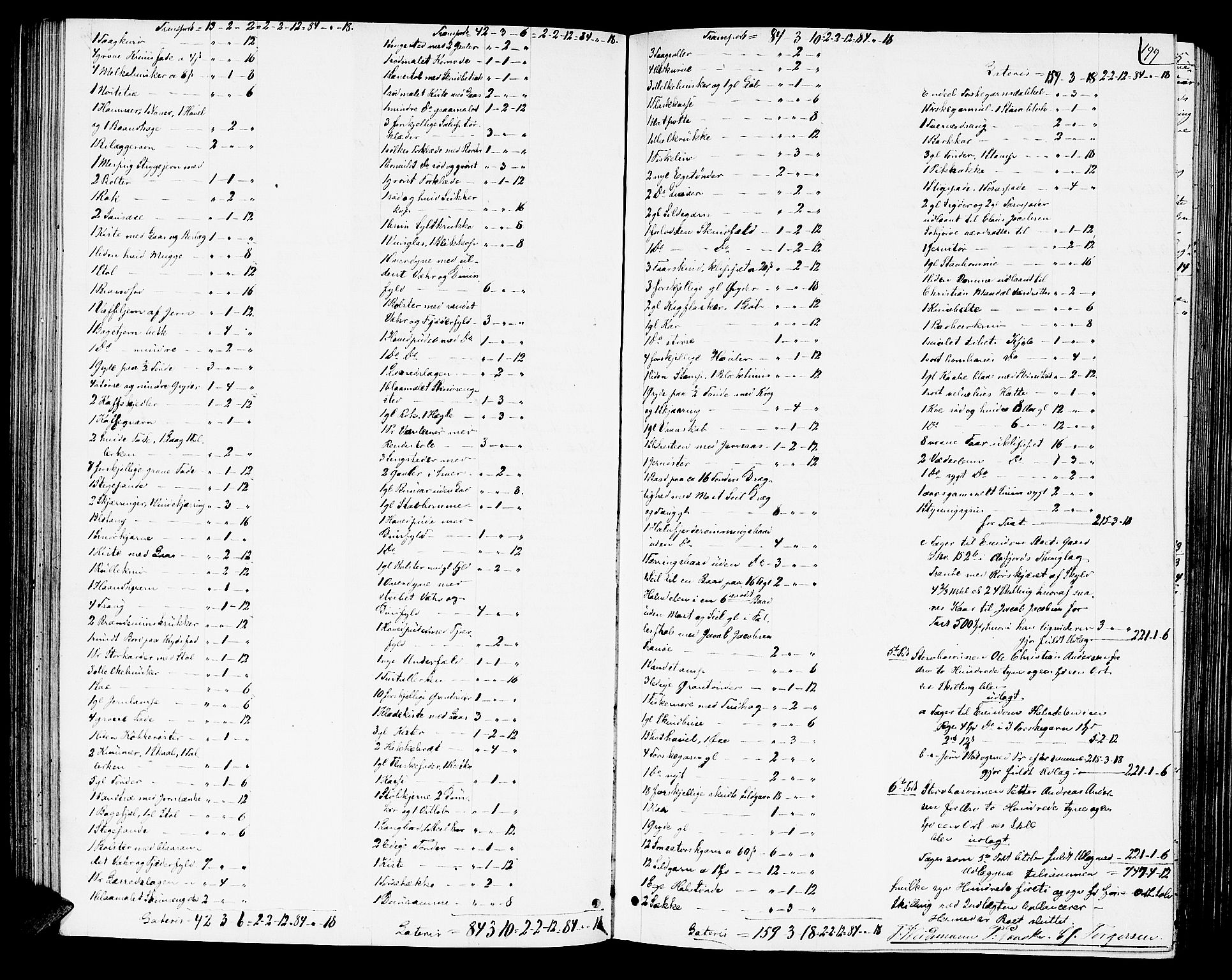 Fosen sorenskriveri, AV/SAT-A-1107/1/3/3A/L0024: Skifteutlodningsprotokoll nr. 3, 1861-1867, s. 199