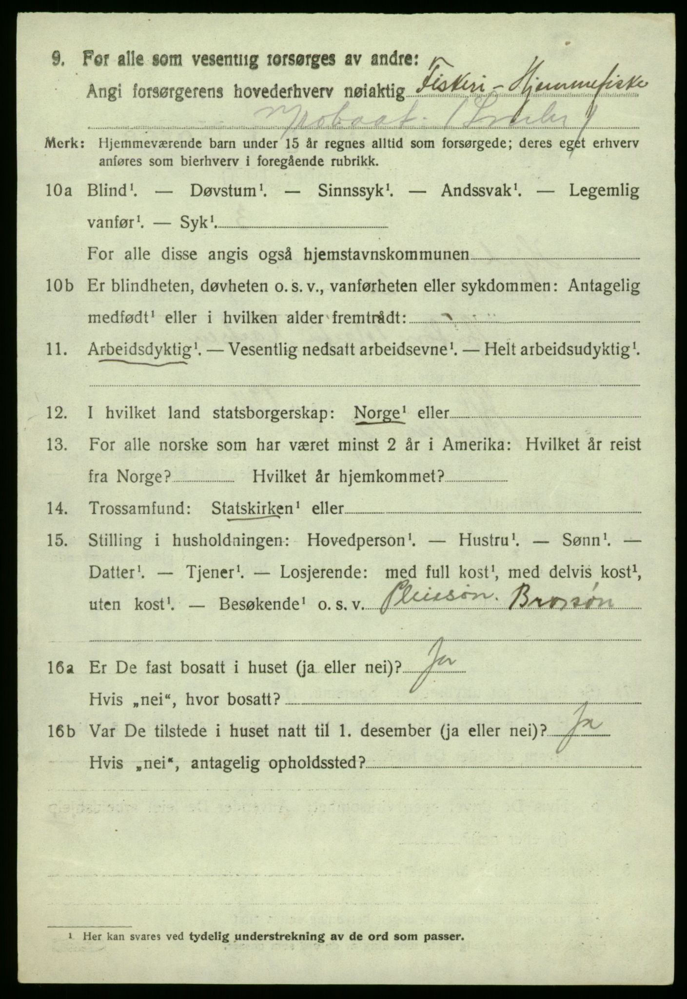 SAB, Folketelling 1920 for 1259 Hjelme herred, 1920, s. 1323
