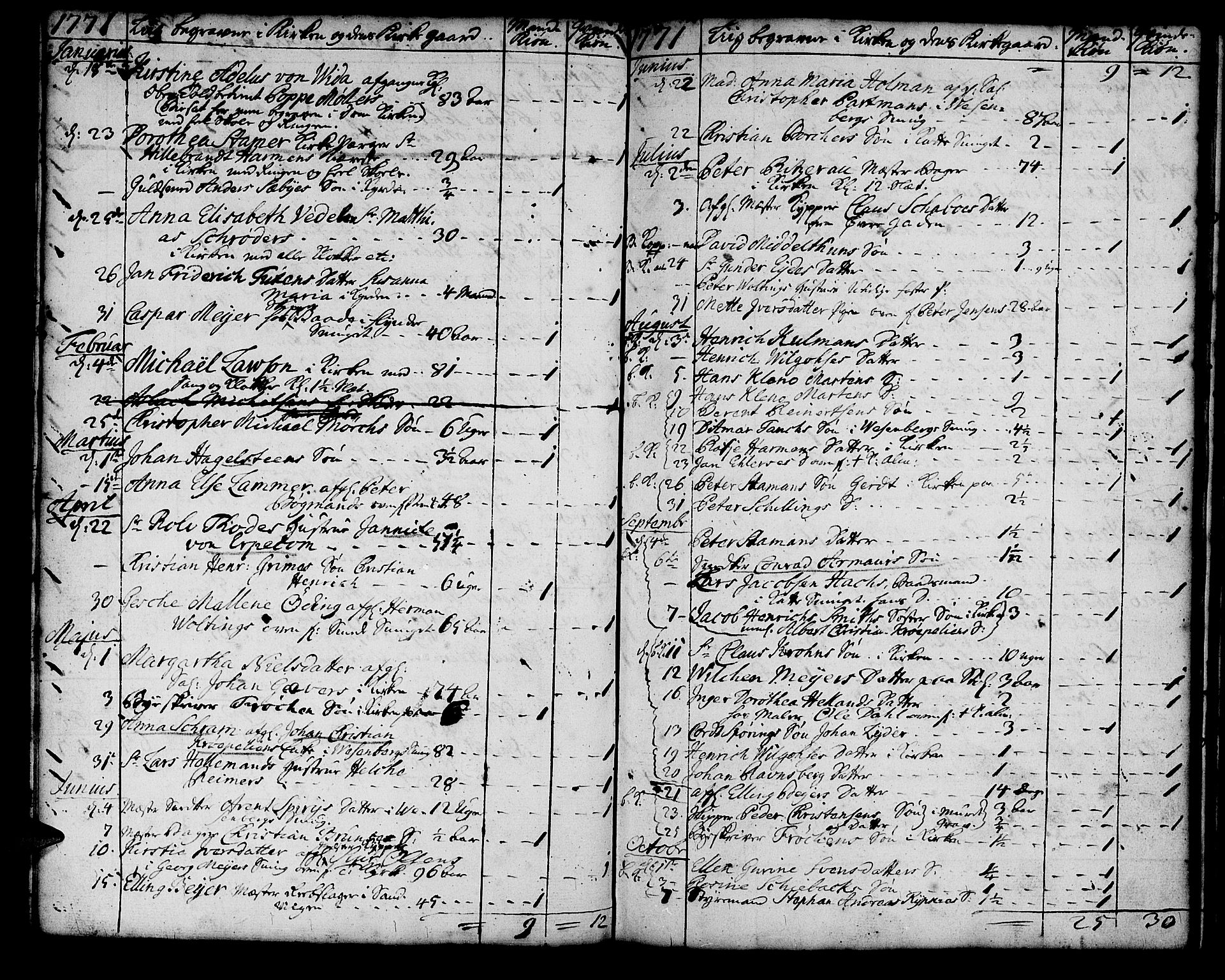 Korskirken sokneprestembete, AV/SAB-A-76101/H/Haa/L0011: Ministerialbok nr. A 11, 1731-1785, s. 150