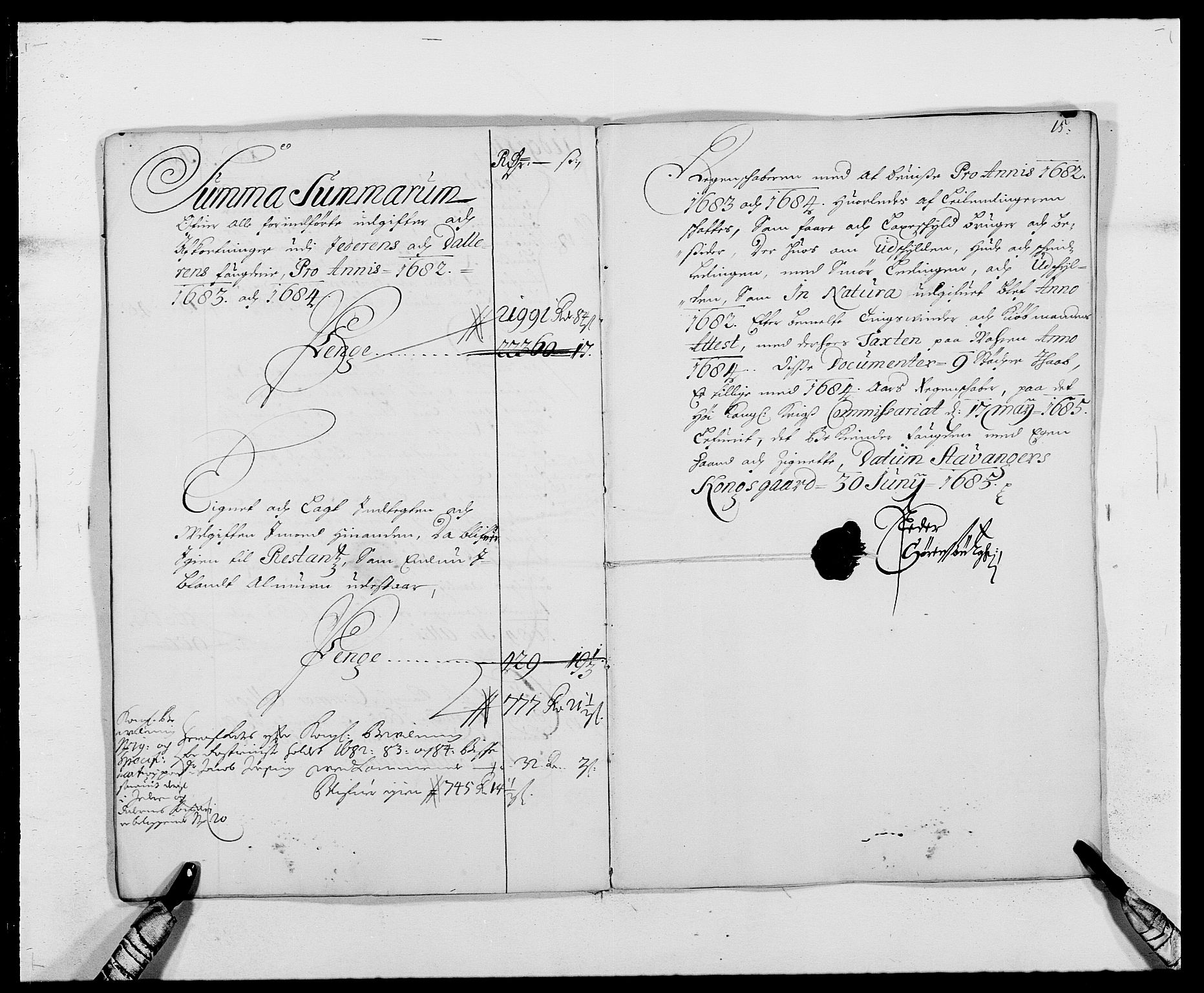 Rentekammeret inntil 1814, Reviderte regnskaper, Fogderegnskap, AV/RA-EA-4092/R46/L2723: Fogderegnskap Jæren og Dalane, 1682-1684, s. 15