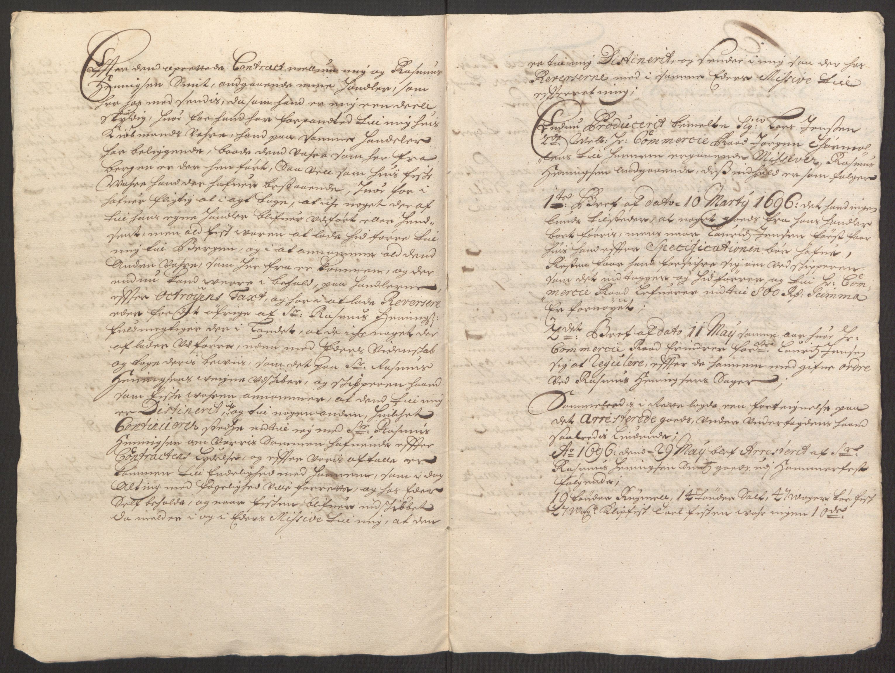 Rentekammeret inntil 1814, Reviderte regnskaper, Fogderegnskap, AV/RA-EA-4092/R69/L4851: Fogderegnskap Finnmark/Vardøhus, 1691-1700, s. 284