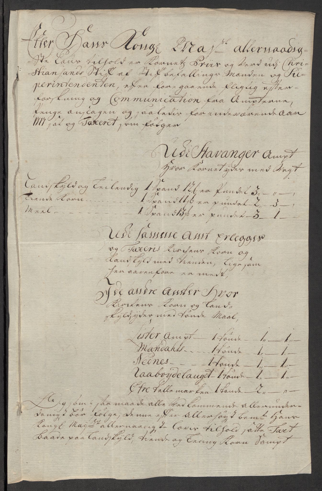 Rentekammeret inntil 1814, Reviderte regnskaper, Fogderegnskap, AV/RA-EA-4092/R47/L2870: Fogderegnskap Ryfylke, 1717, s. 225