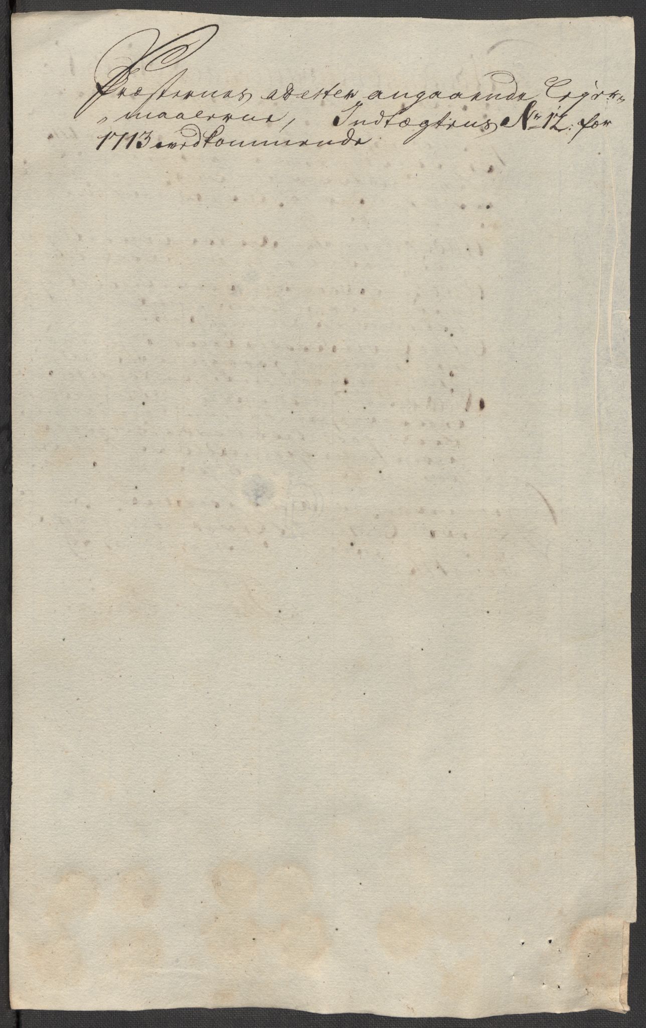 Rentekammeret inntil 1814, Reviderte regnskaper, Fogderegnskap, RA/EA-4092/R16/L1050: Fogderegnskap Hedmark, 1713, s. 275