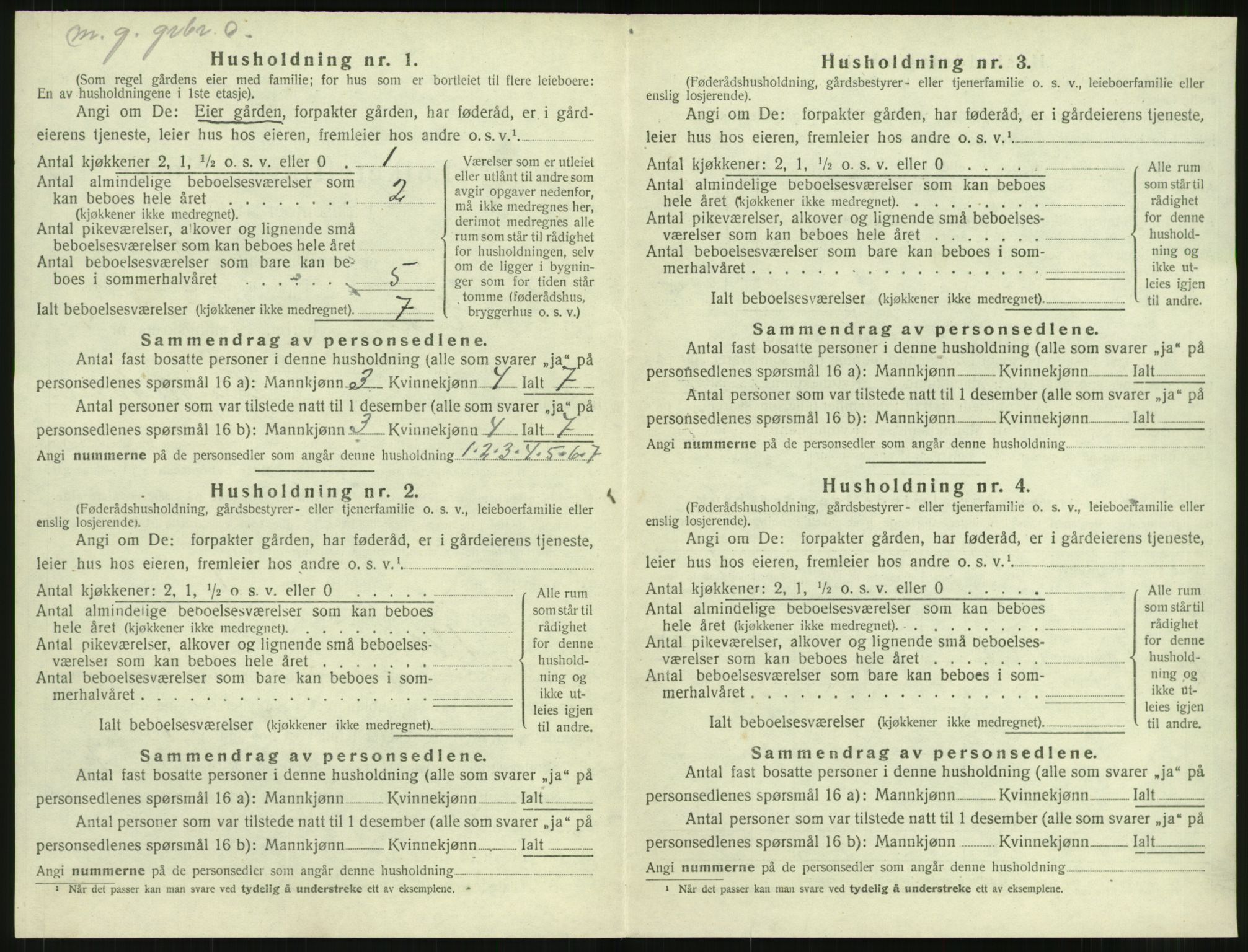 SAT, Folketelling 1920 for 1551 Eide herred, 1920, s. 257