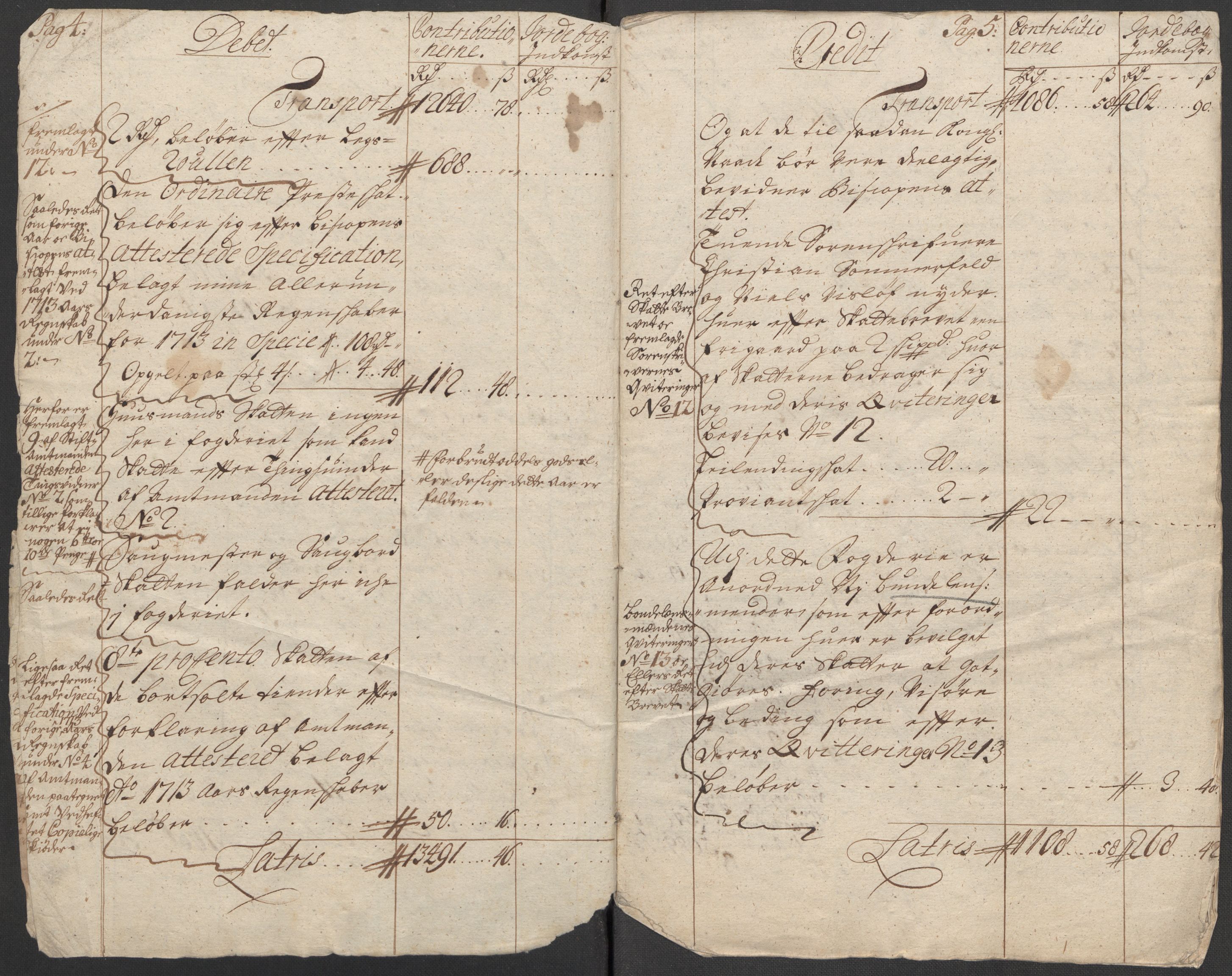 Rentekammeret inntil 1814, Reviderte regnskaper, Fogderegnskap, RA/EA-4092/R18/L1314: Fogderegnskap Hadeland, Toten og Valdres, 1715, s. 5