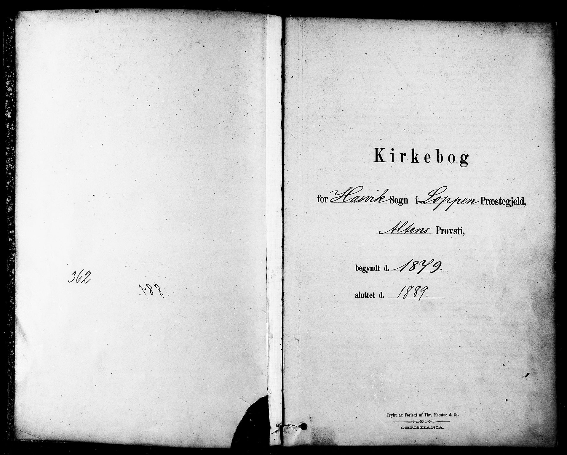 Loppa sokneprestkontor, SATØ/S-1339/H/Ha/L0007kirke: Ministerialbok nr. 7, 1879-1889