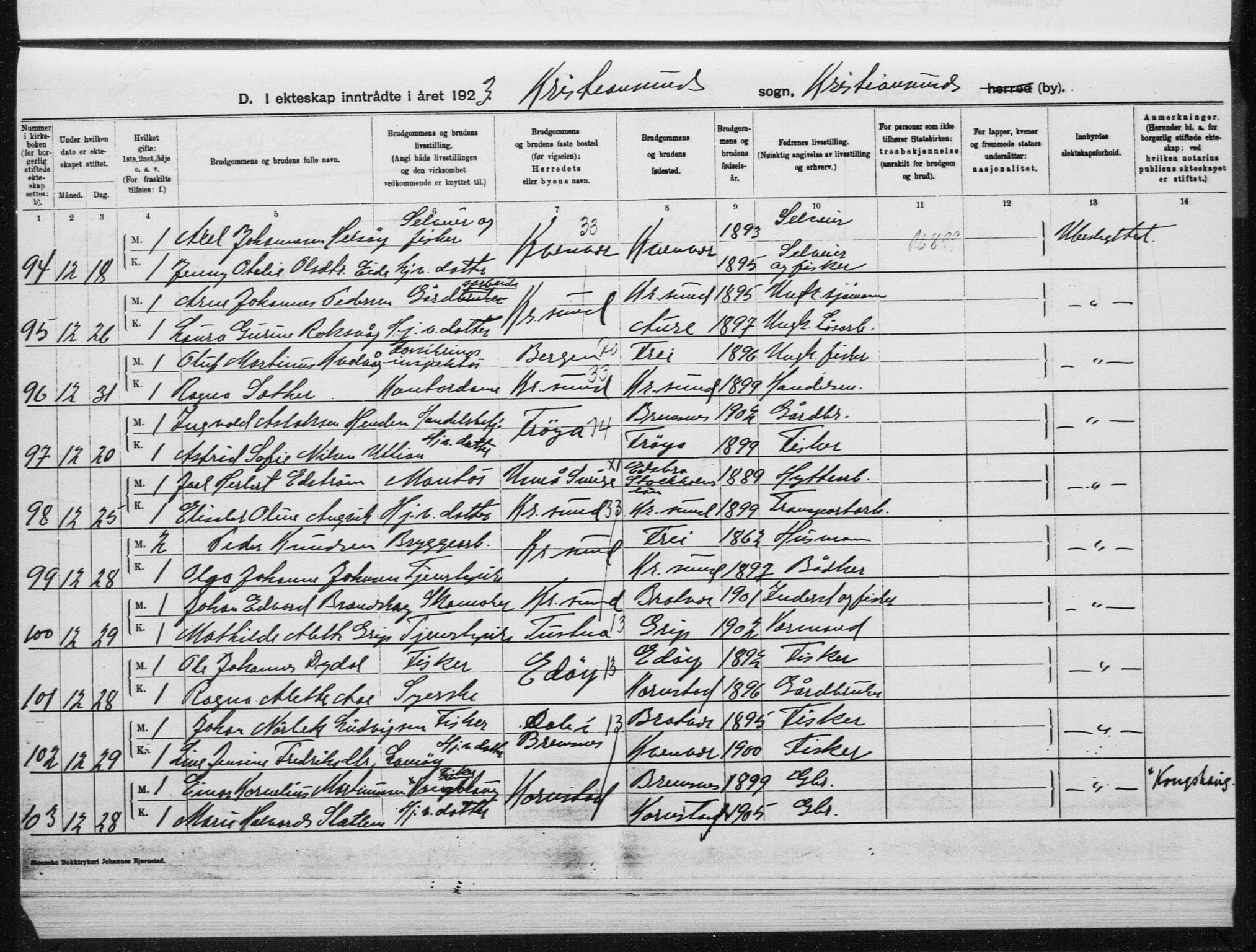 Ministerialprotokoller, klokkerbøker og fødselsregistre - Møre og Romsdal, AV/SAT-A-1454/572/L0862: Ministerialbok nr. 572D06, 1917-1935