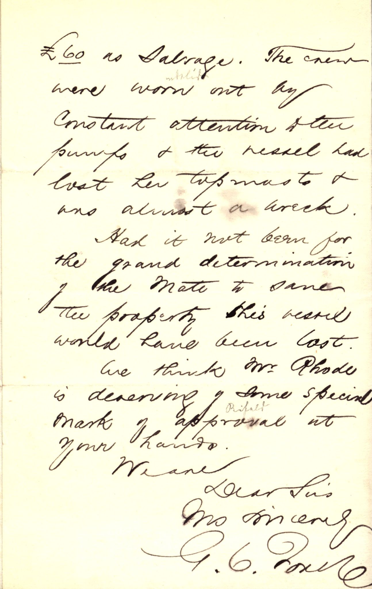 Pa 63 - Østlandske skibsassuranceforening, VEMU/A-1079/G/Ga/L0021/0002: Havaridokumenter / Isbaaden, Ragna, Sylphiden, Nyassa, 1887, s. 3