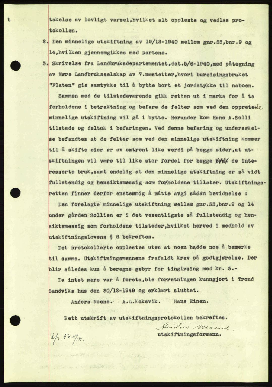Nordmøre sorenskriveri, SAT/A-4132/1/2/2Ca: Pantebok nr. A90, 1941-1941, Dagboknr: 773/1941