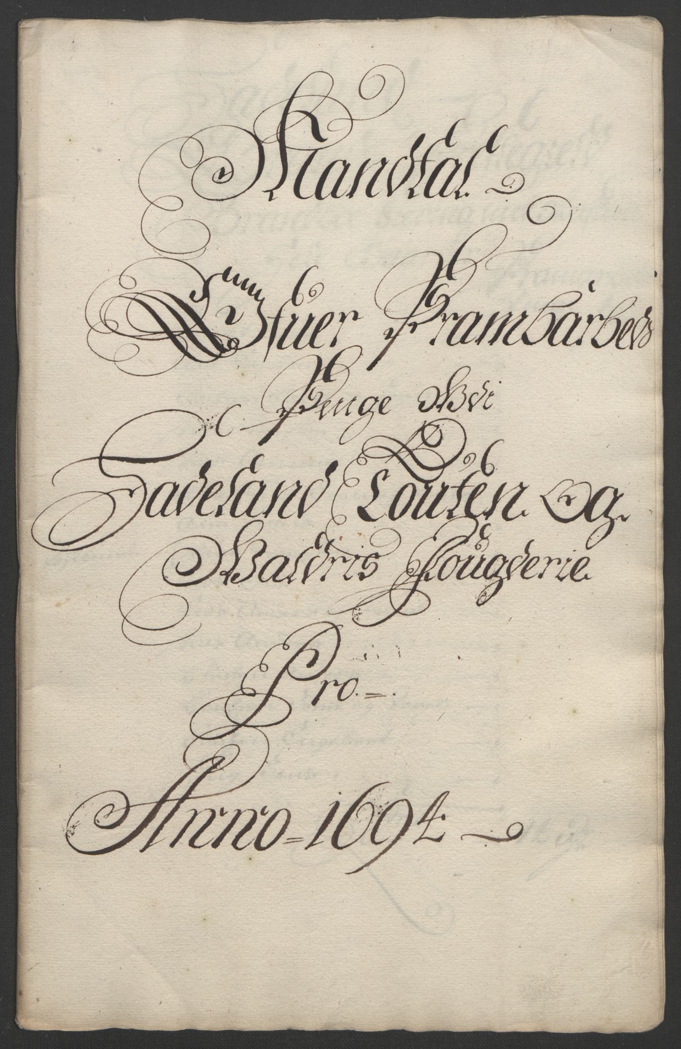 Rentekammeret inntil 1814, Reviderte regnskaper, Fogderegnskap, RA/EA-4092/R18/L1292: Fogderegnskap Hadeland, Toten og Valdres, 1693-1694, s. 360