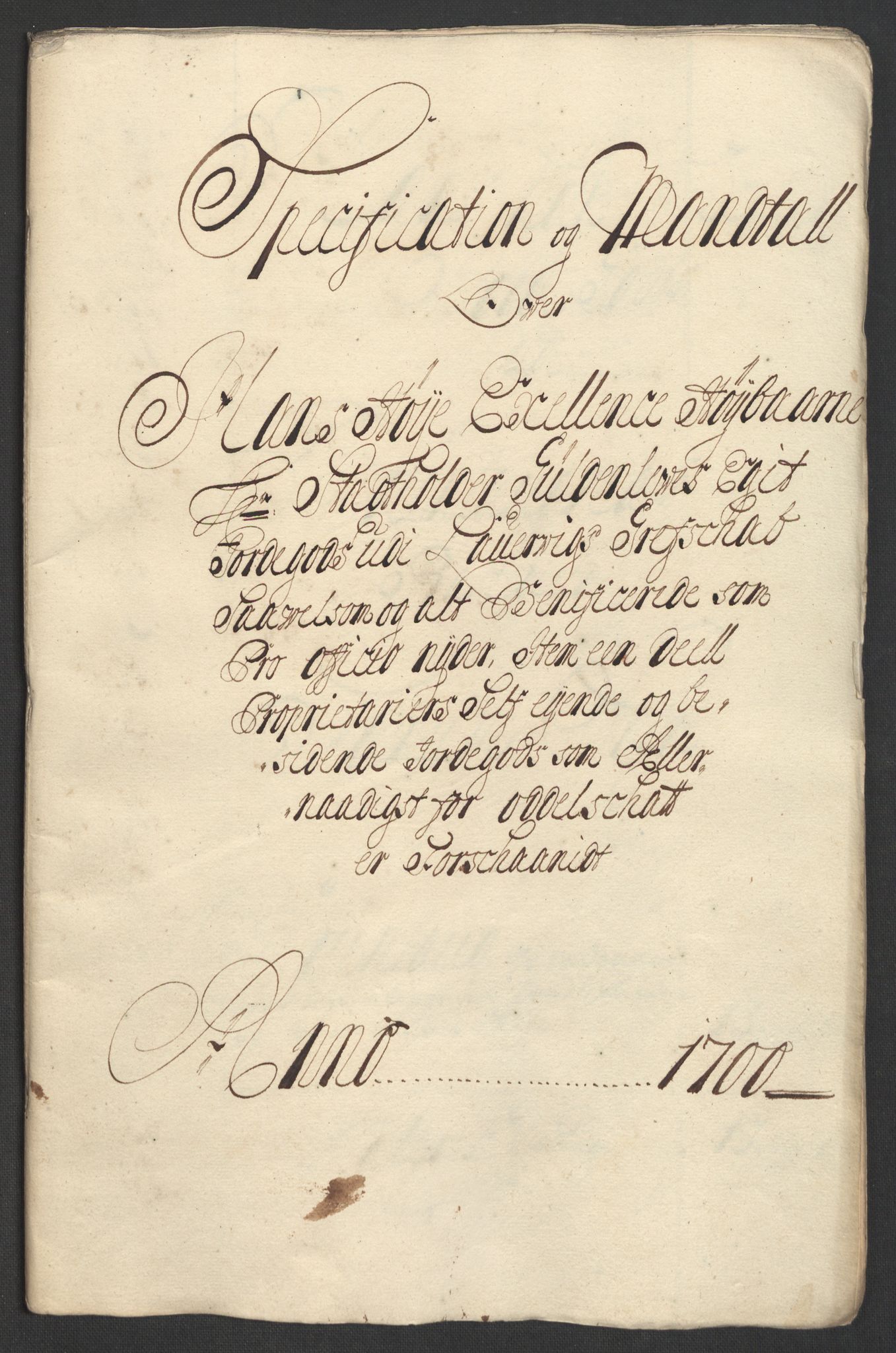 Rentekammeret inntil 1814, Reviderte regnskaper, Fogderegnskap, RA/EA-4092/R33/L1976: Fogderegnskap Larvik grevskap, 1698-1701, s. 234