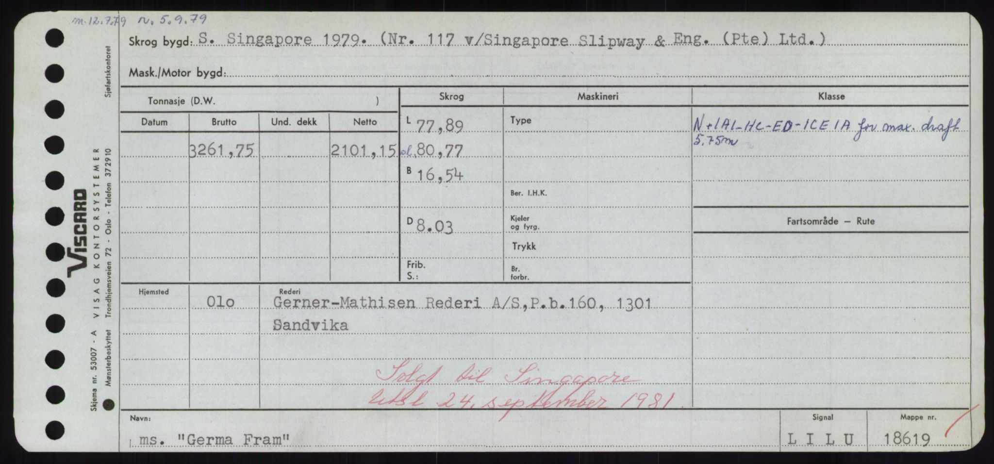 Sjøfartsdirektoratet med forløpere, Skipsmålingen, RA/S-1627/H/Hd/L0012: Fartøy, G-Glø, s. 269