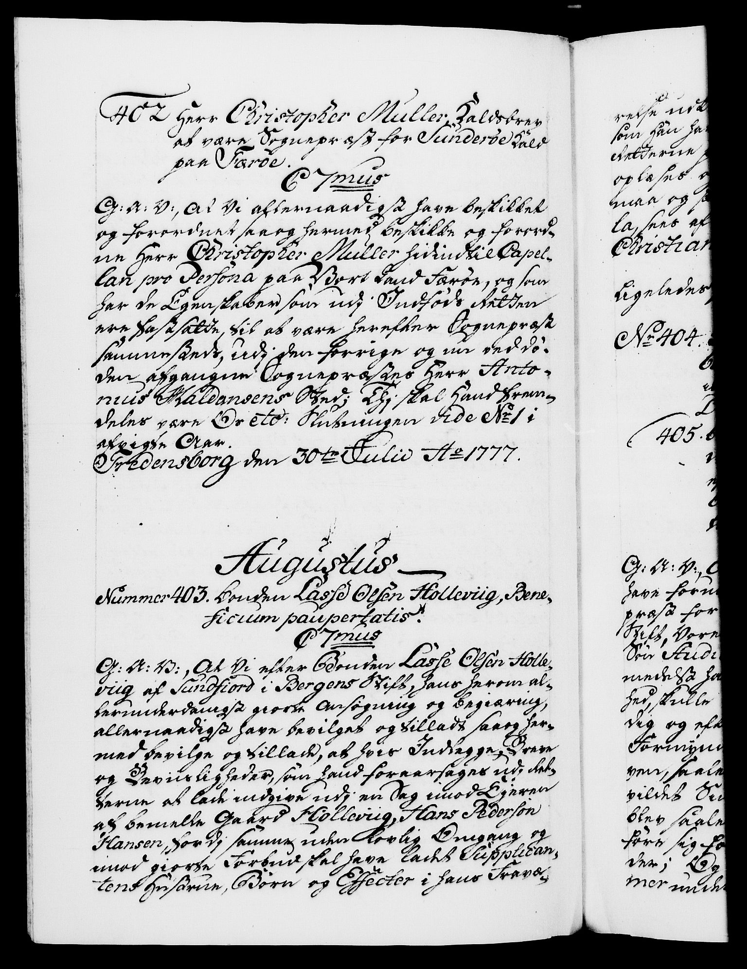 Danske Kanselli 1572-1799, RA/EA-3023/F/Fc/Fca/Fcaa/L0047: Norske registre, 1776-1778, s. 563b