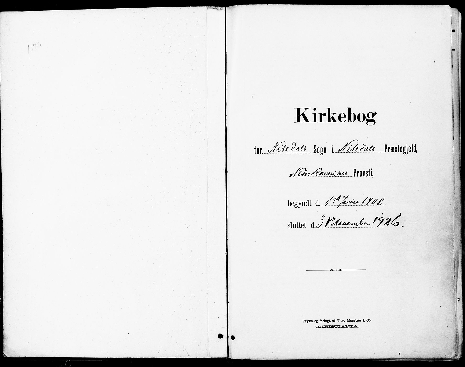 Nittedal prestekontor Kirkebøker, AV/SAO-A-10365a/F/Fa/L0008: Ministerialbok nr. I 8, 1902-1926