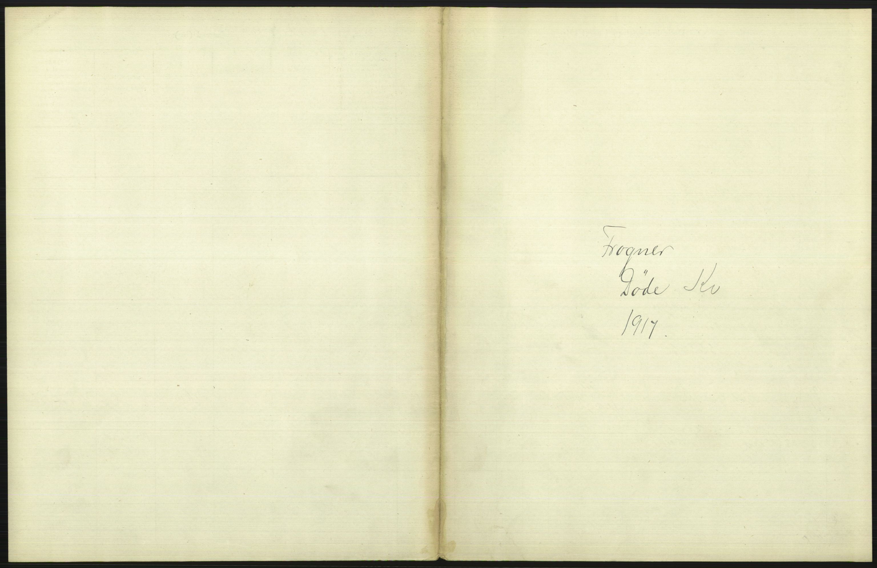 Statistisk sentralbyrå, Sosiodemografiske emner, Befolkning, AV/RA-S-2228/D/Df/Dfb/Dfbg/L0010: Kristiania: Døde, 1917, s. 291