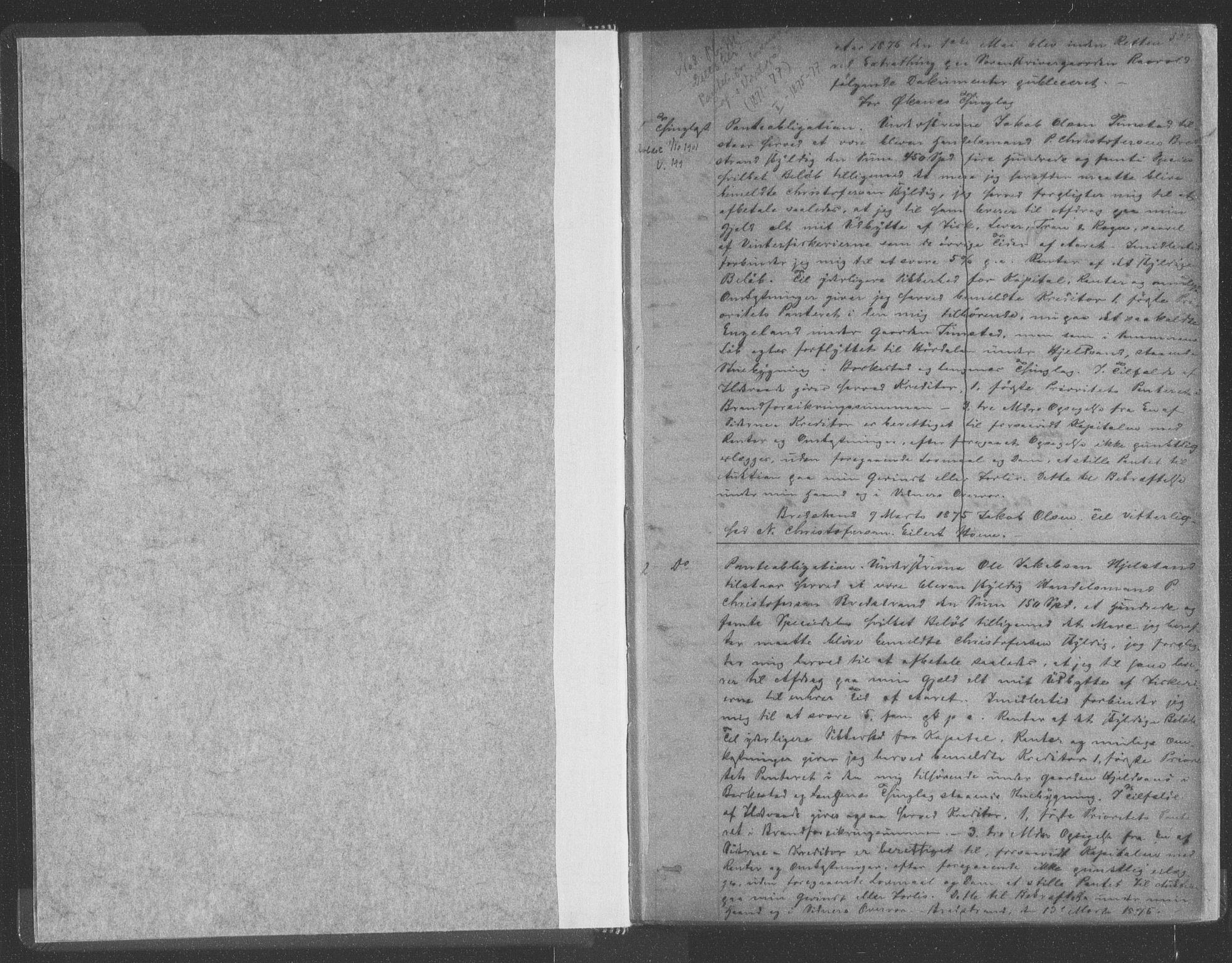 Vesterålen sorenskriveri, SAT/A-4180/1/2/2Ca/L0015: Pantebok nr. M-III, 1875-1877, s. 324