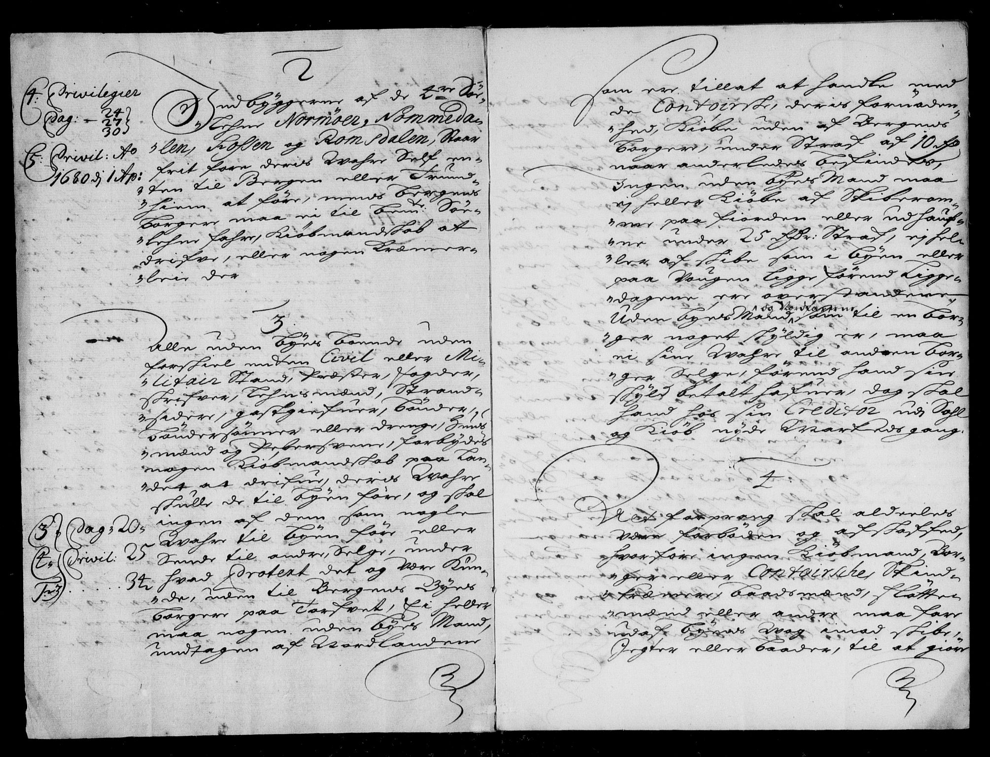 Danske Kanselli, Skapsaker, AV/RA-EA-4061/F/L0055: Skap 14, pakke 18A-18B, litra Ø, 1607-1704, s. 200