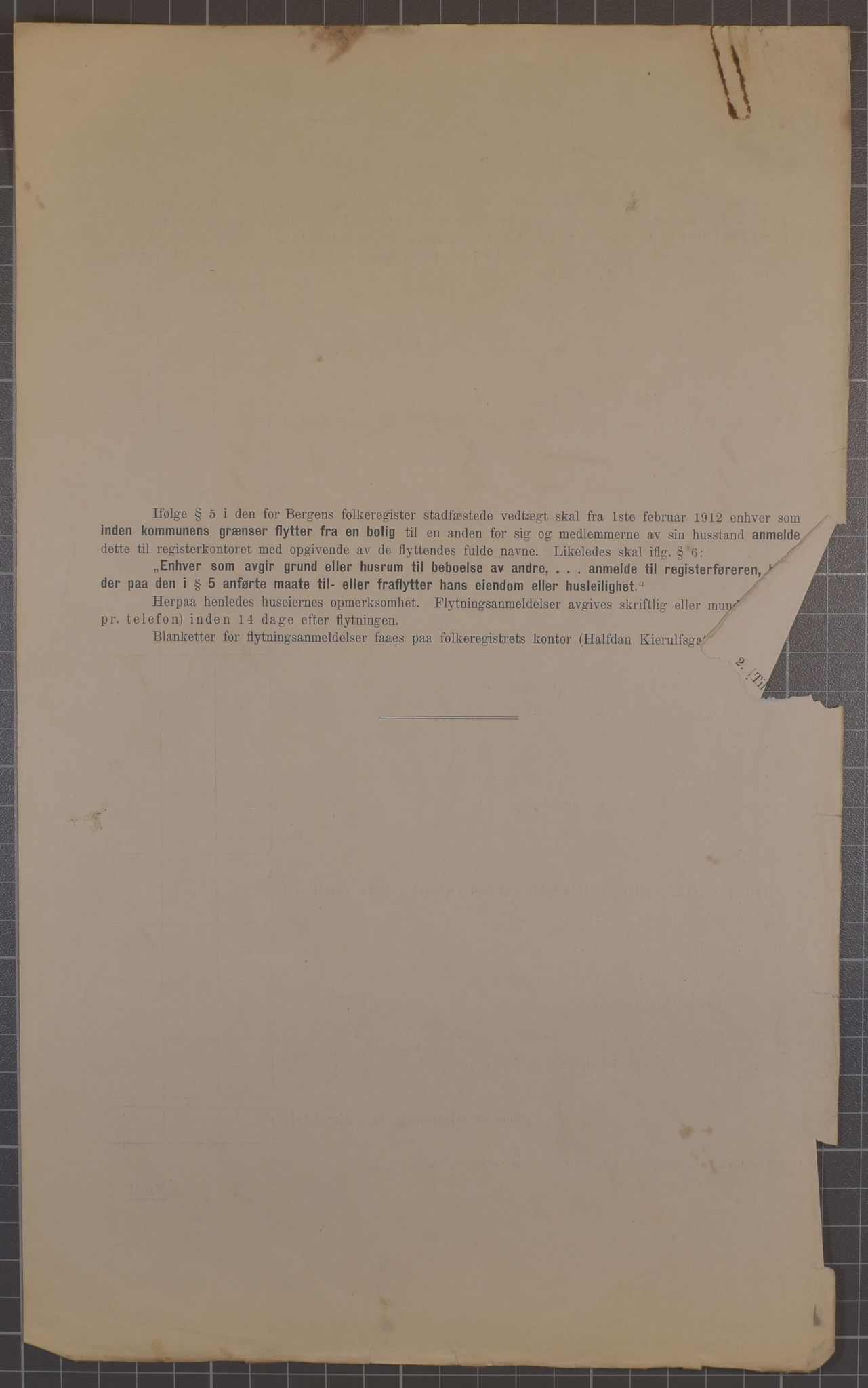 SAB, Kommunal folketelling 1912 for Bergen kjøpstad, 1912, s. 1545