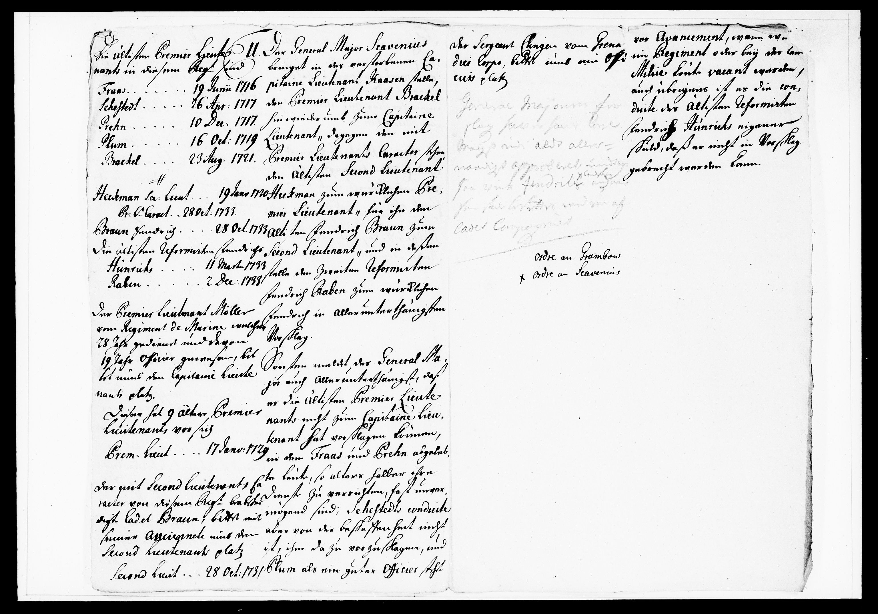 Krigskollegiet, Krigskancelliet, DRA/A-0006/-/1130-1137: Refererede sager, 1736, s. 63