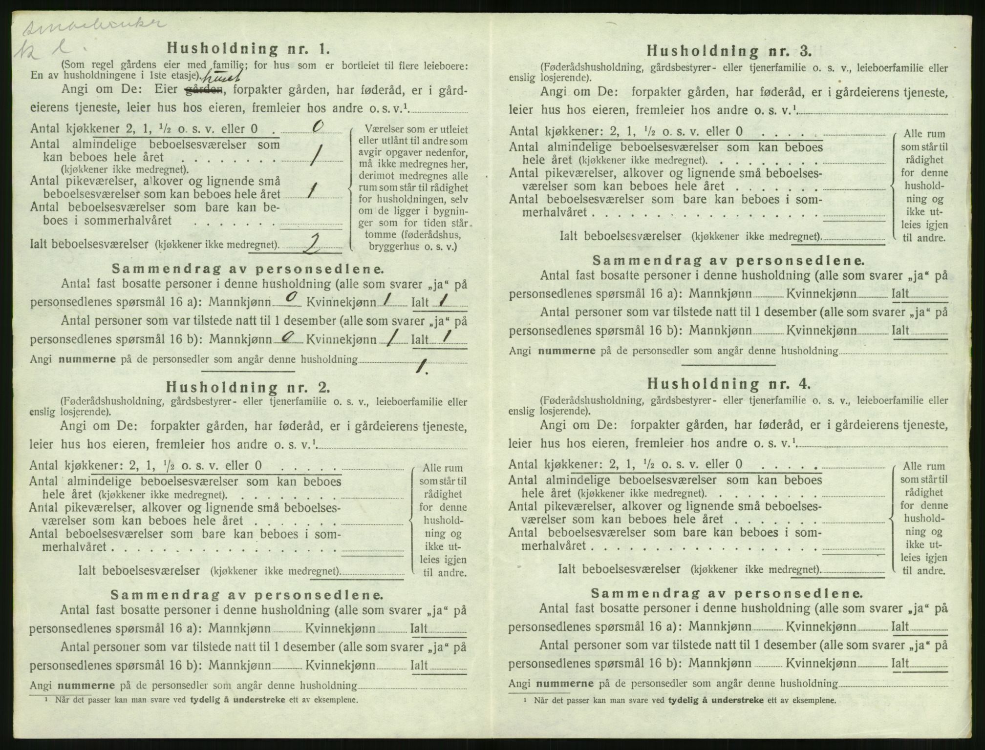 SAT, Folketelling 1920 for 1519 Volda herred, 1920, s. 669