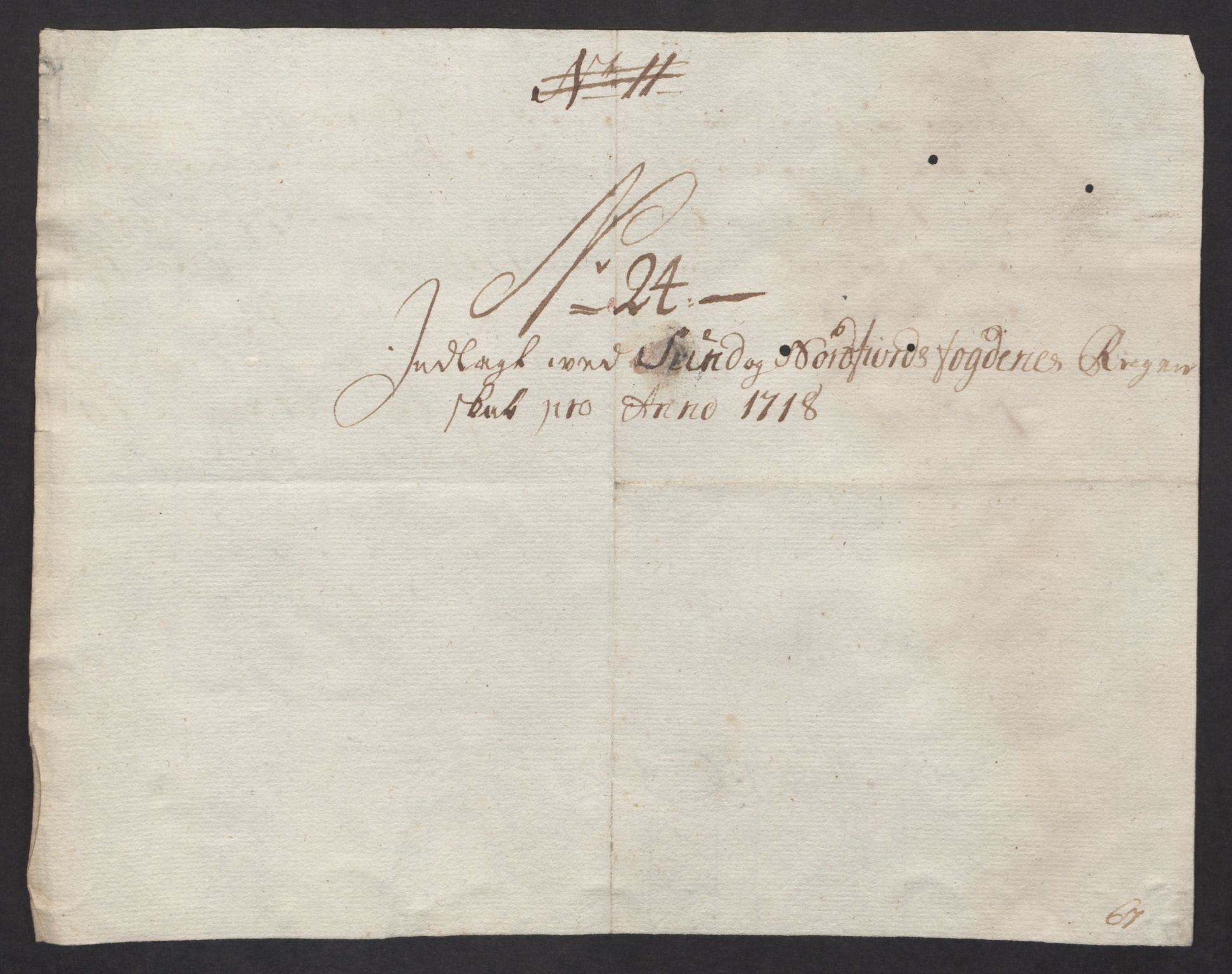 Rentekammeret inntil 1814, Reviderte regnskaper, Fogderegnskap, RA/EA-4092/R53/L3441: Fogderegnskap Sunn- og Nordfjord, 1717-1718, s. 424