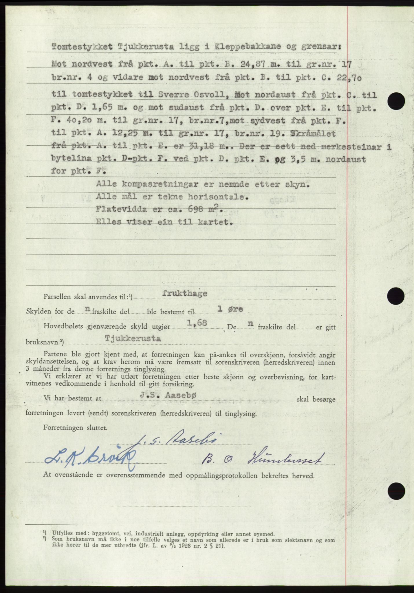 Søre Sunnmøre sorenskriveri, AV/SAT-A-4122/1/2/2C/L0082: Pantebok nr. 8A, 1948-1948, Dagboknr: 1120/1948